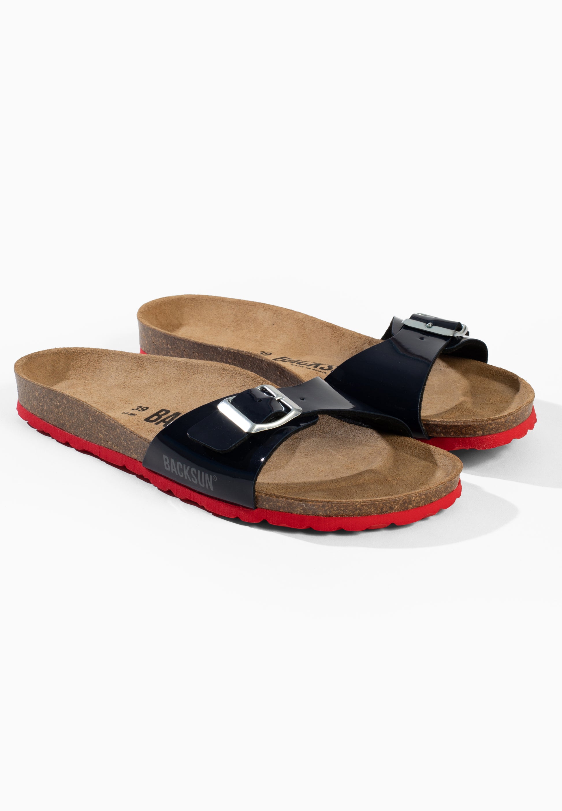 Sandales 1 Bride Paris Bleu marine