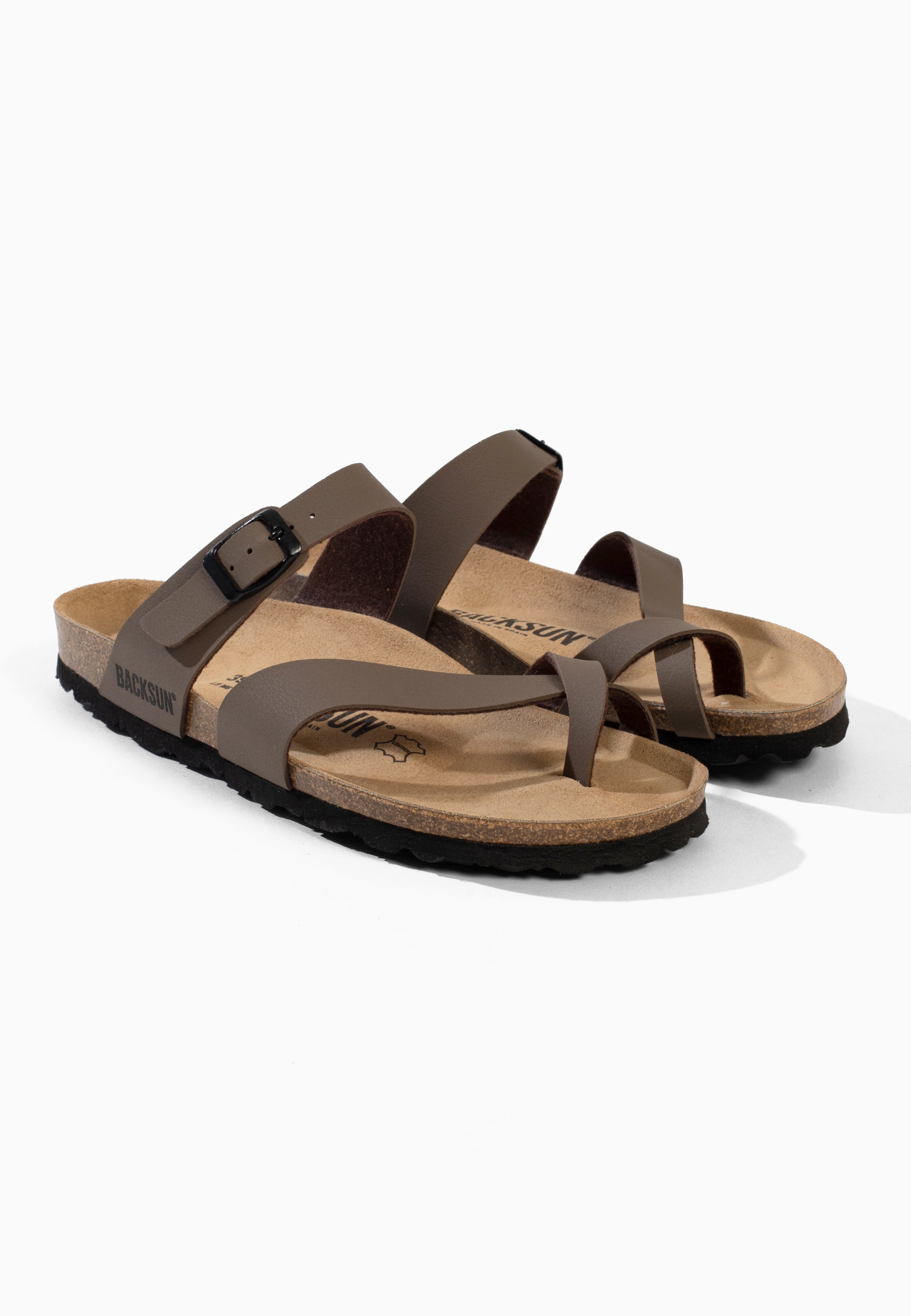 Barcelona toe-thong sandals Brown