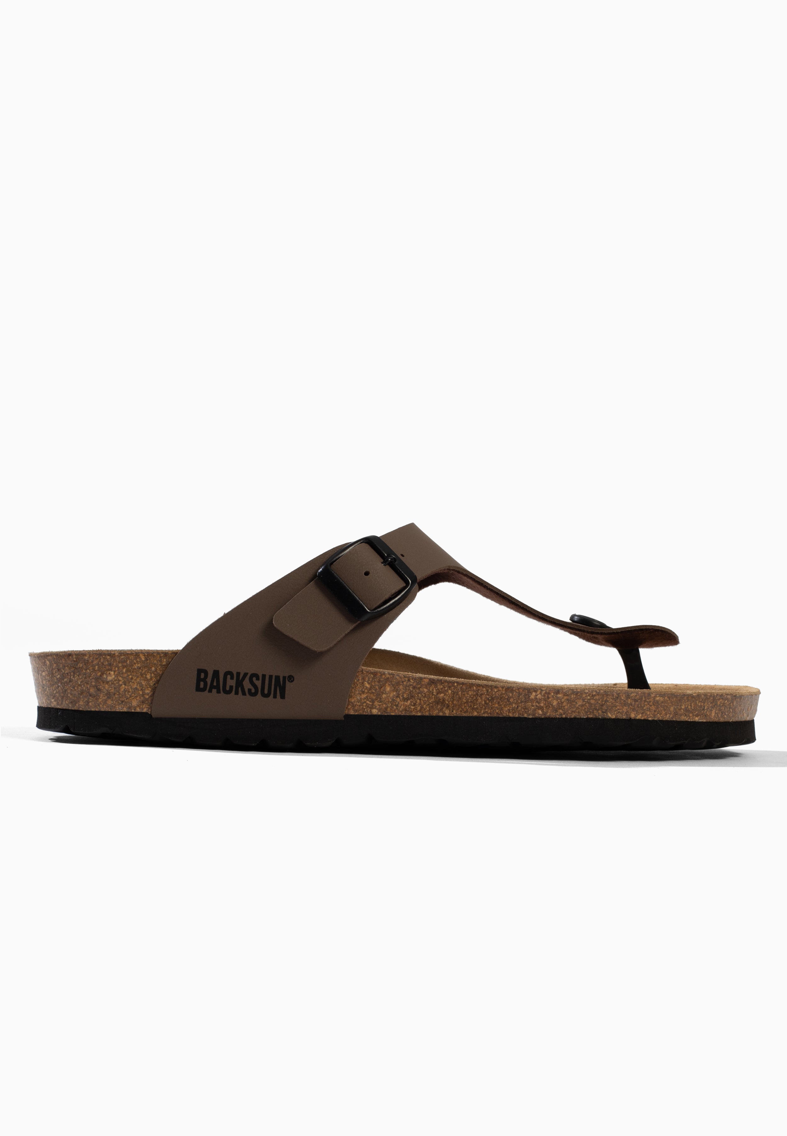 Sandales Singapore à entre-doigts Marron