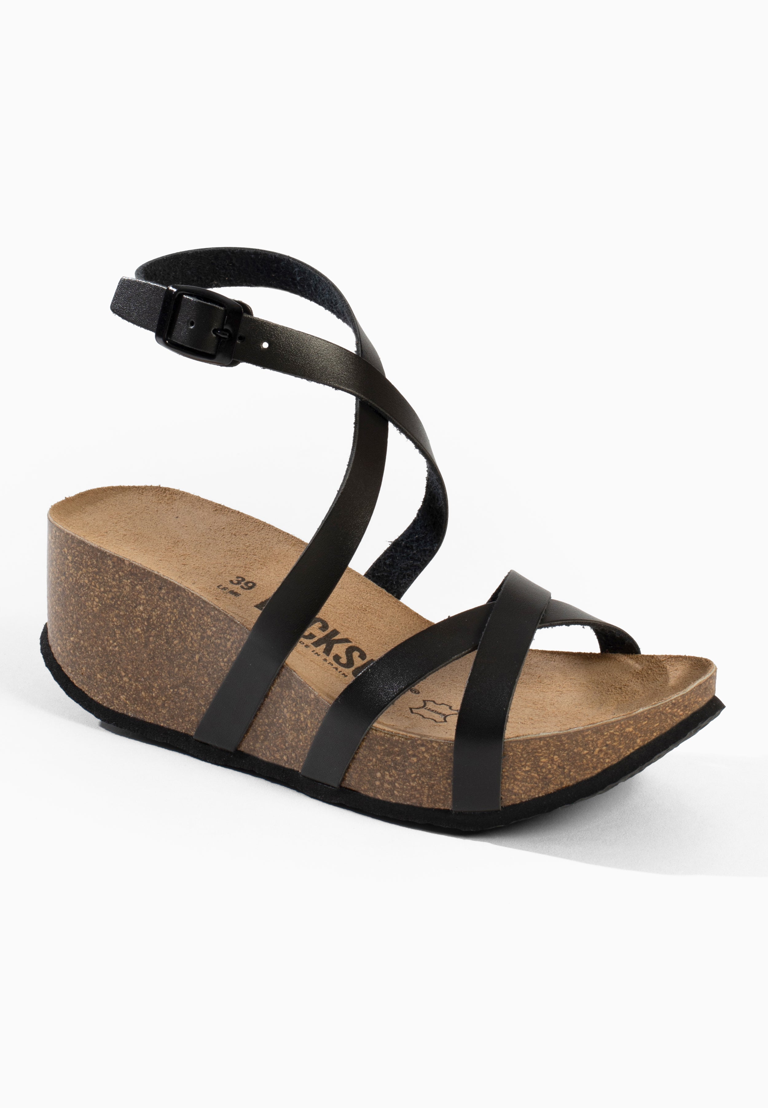 Dunedin Black Wedge and Semi-Wedge Sandals