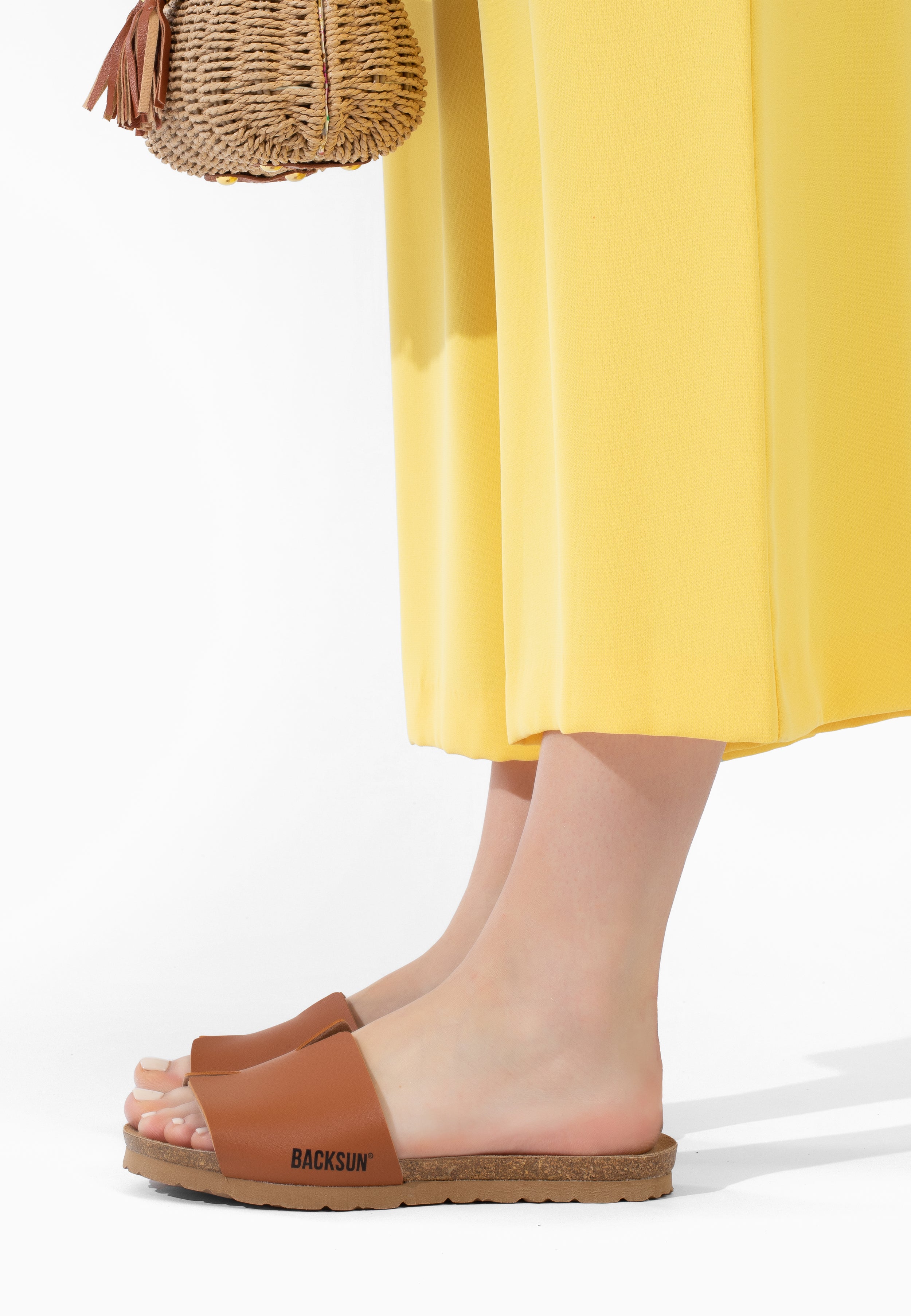 Djilo Camel 1 Strap Sandals