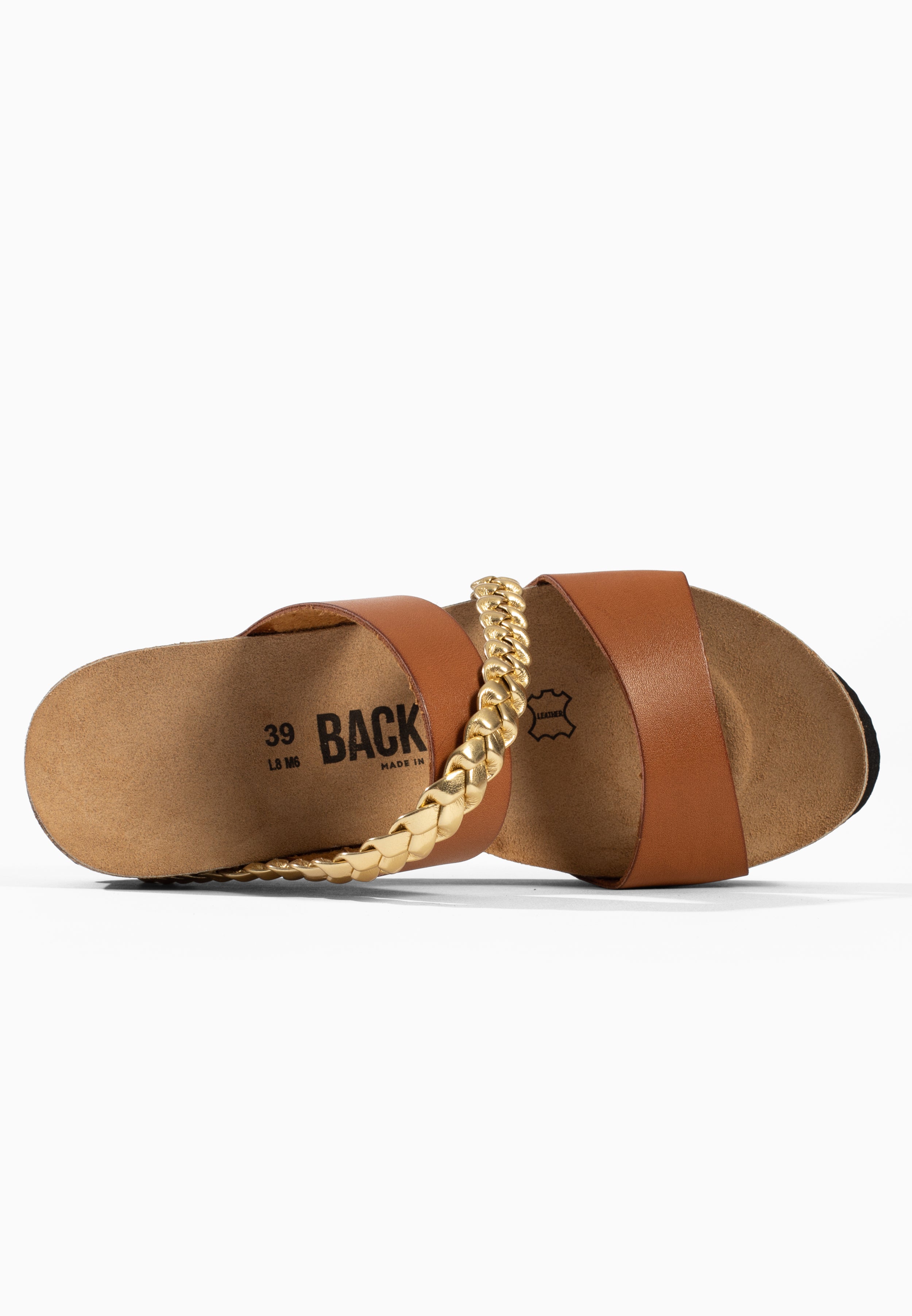 Sandales Compensées et Semi-compensées Embu Camel et Doré