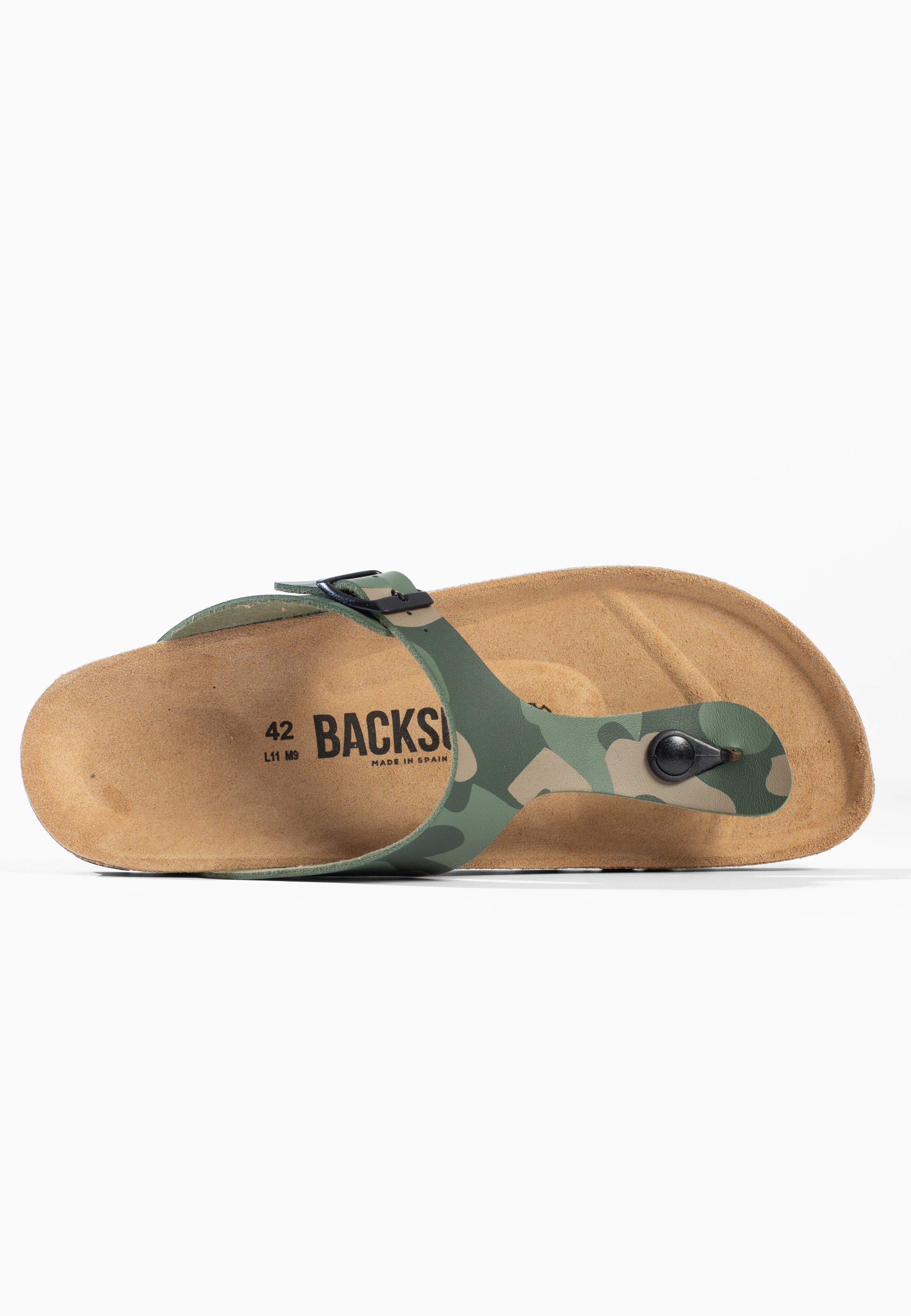 Sandales à Entre-doigts Singapore Kaki camouflage