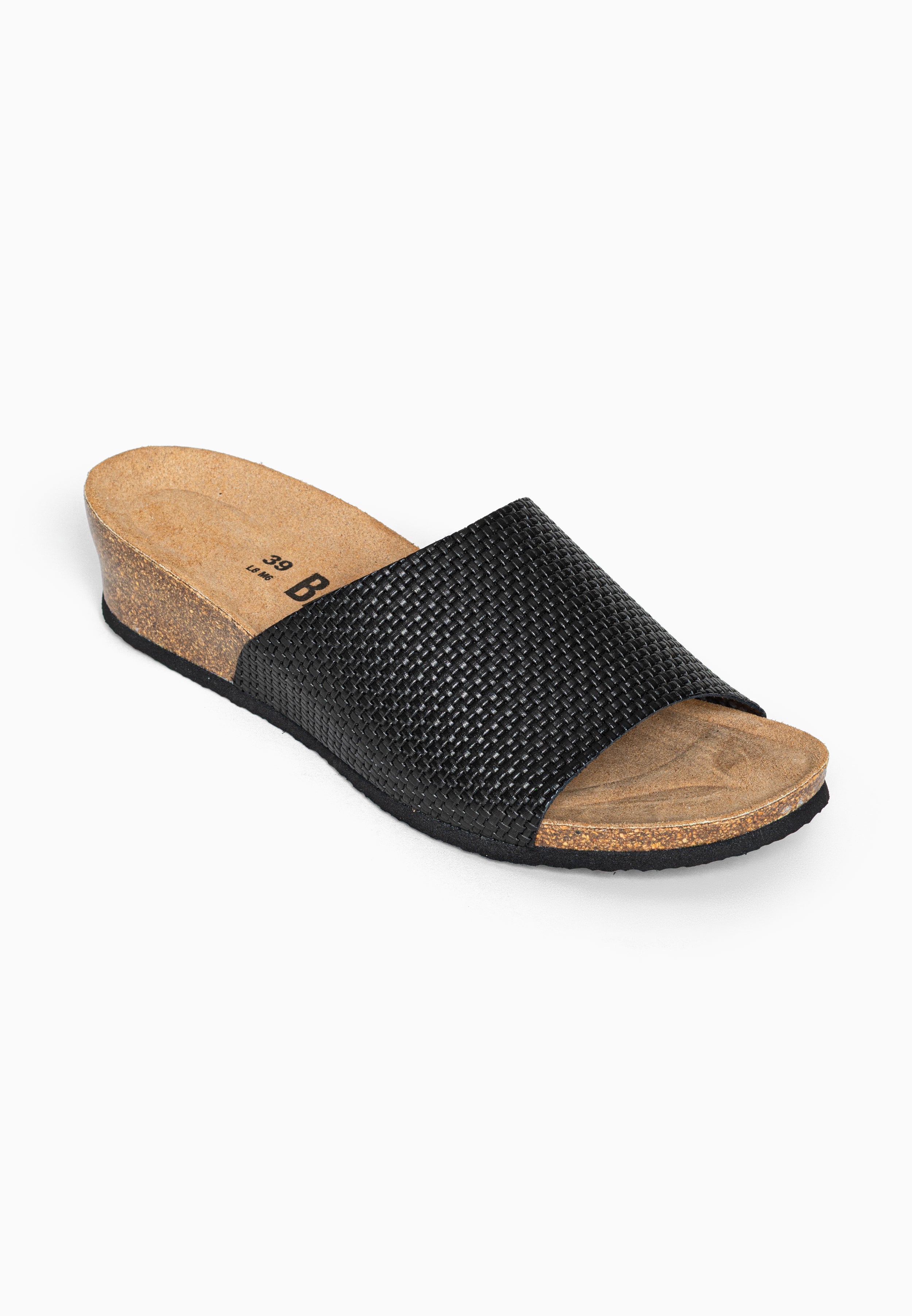 Sandales Compensées et Semi-compensées Bologne Noir