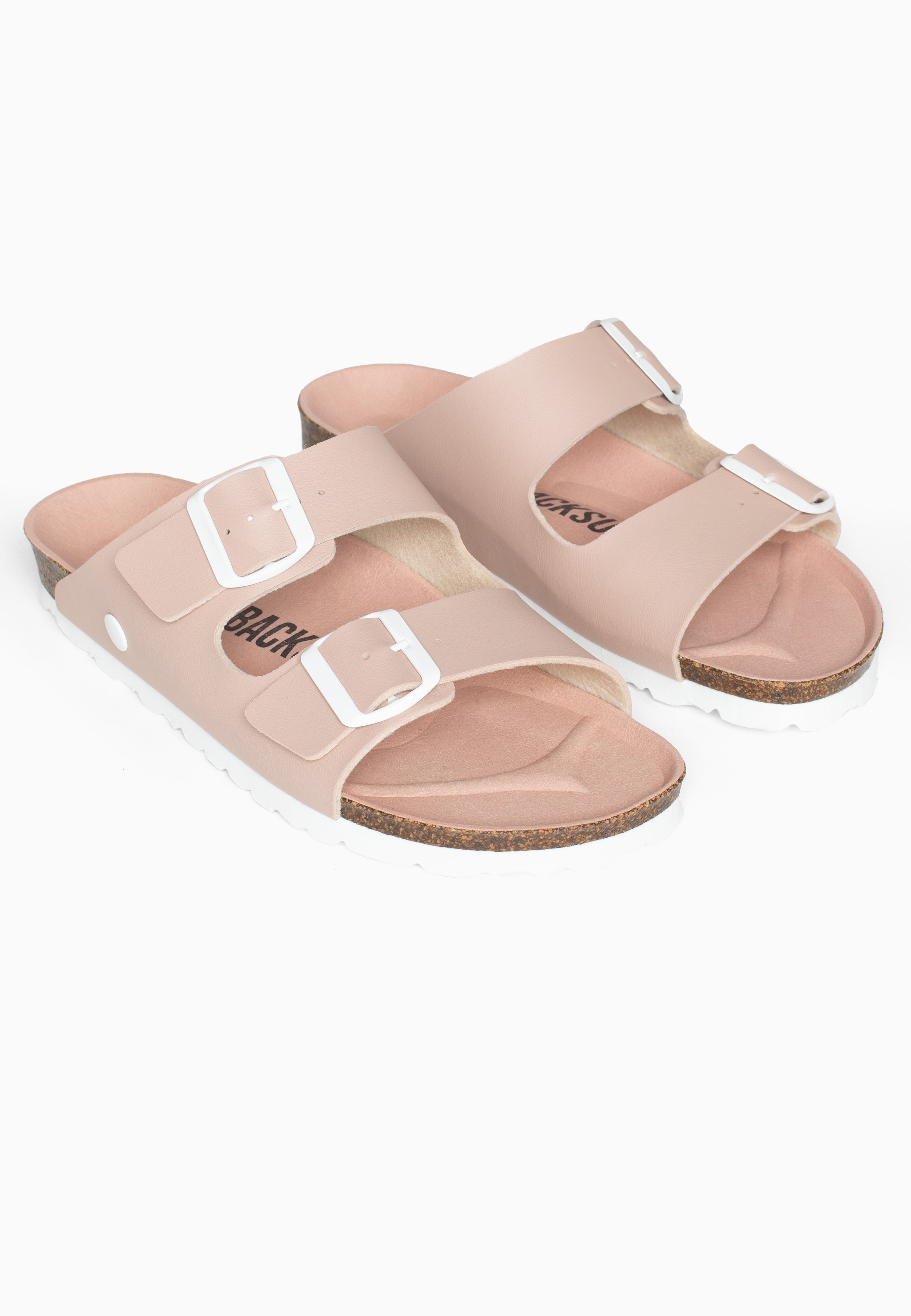 Bali Sandalen mit 2 Riemen in Nude