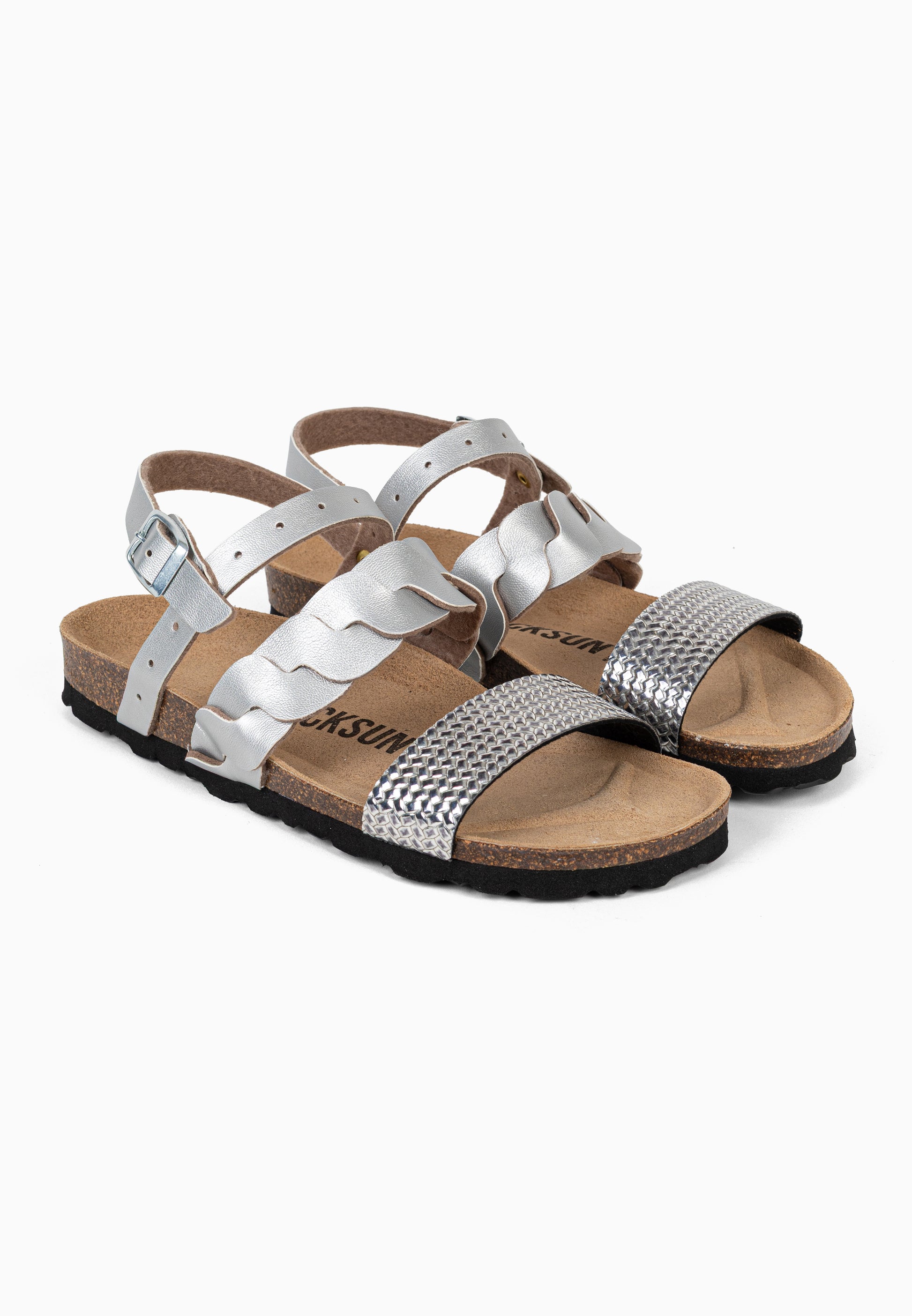 Sandales Multi-Brides Civite Argent