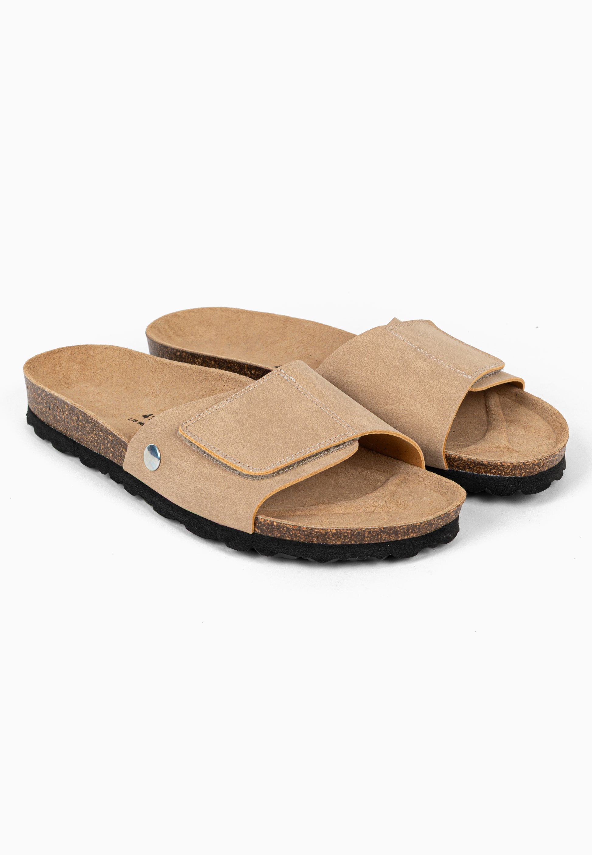 Donny Beige 1-Riemen-Sandalen