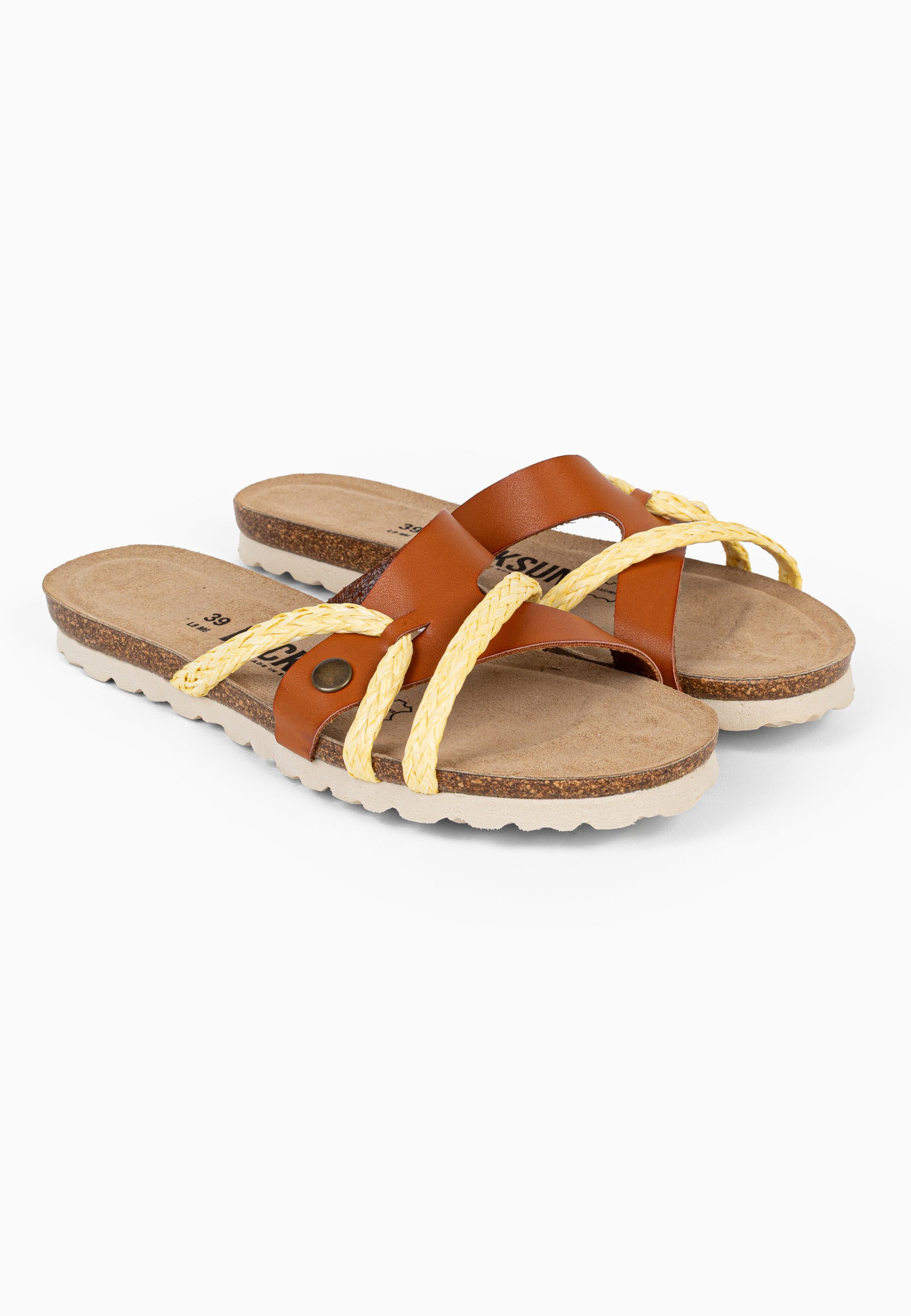 Sandales Multi-Brides Tory Camel et Doré