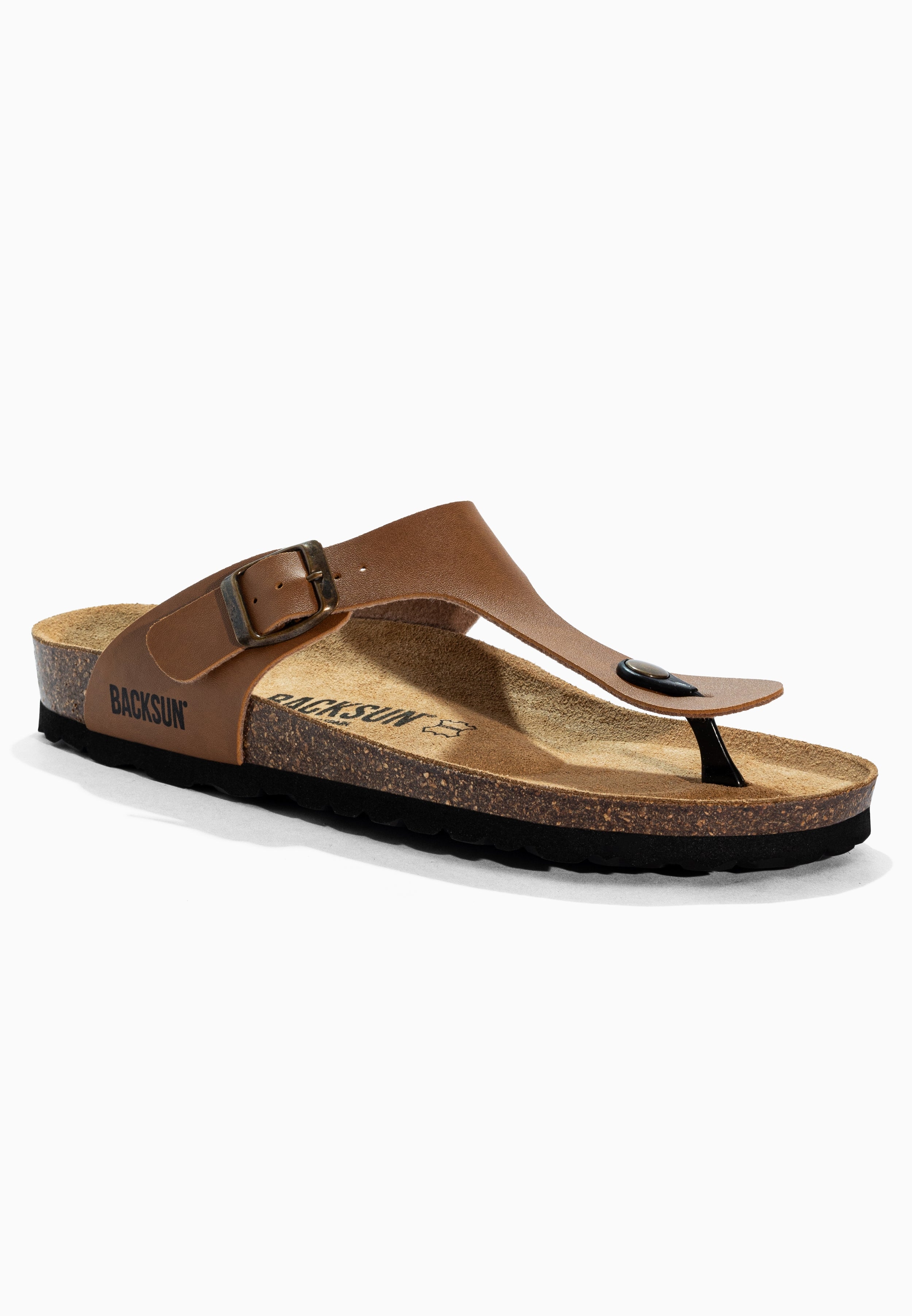 Sandales à Entre-doigts Singapore Camel