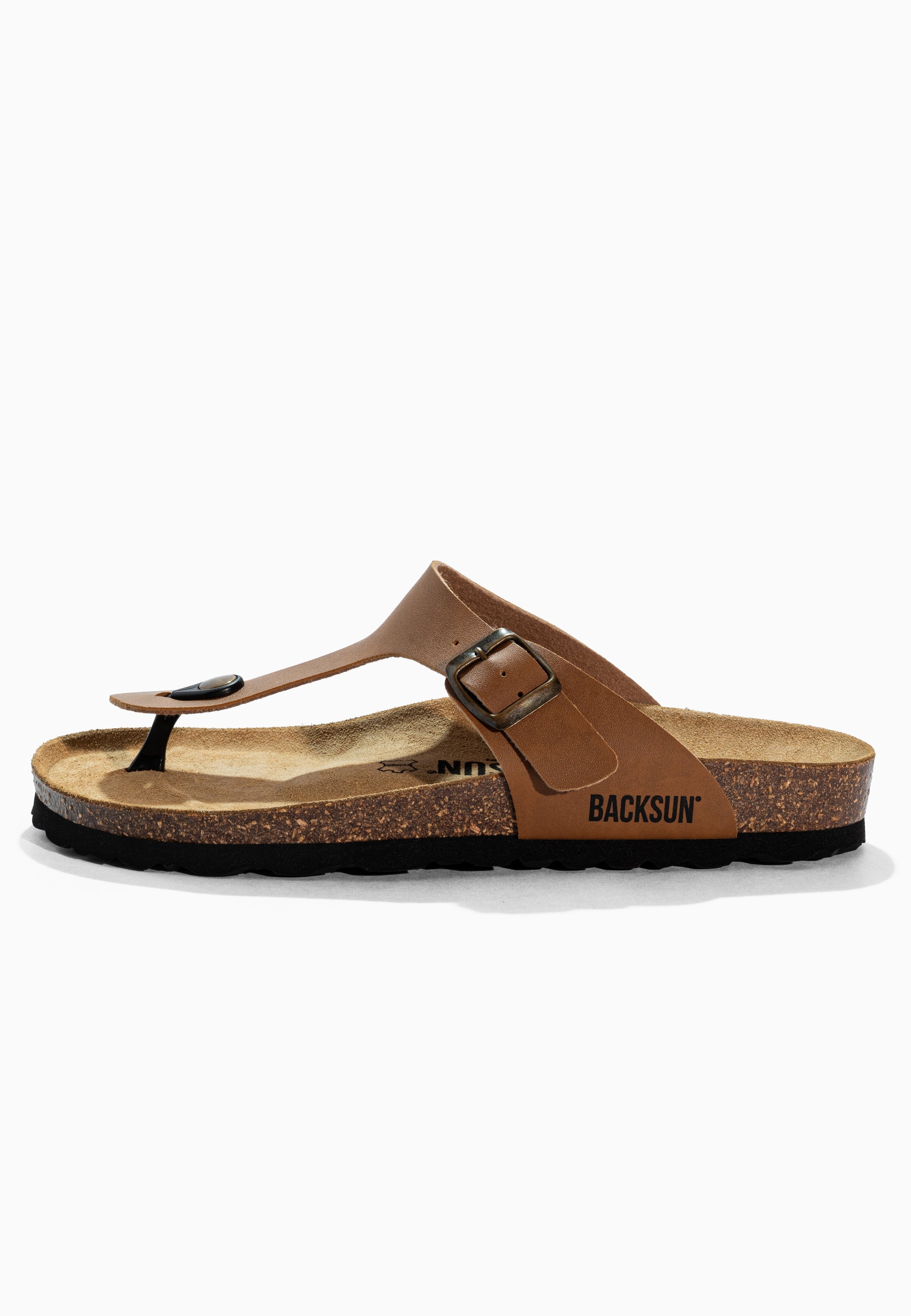 Sandales à Entre-doigts Singapore Camel