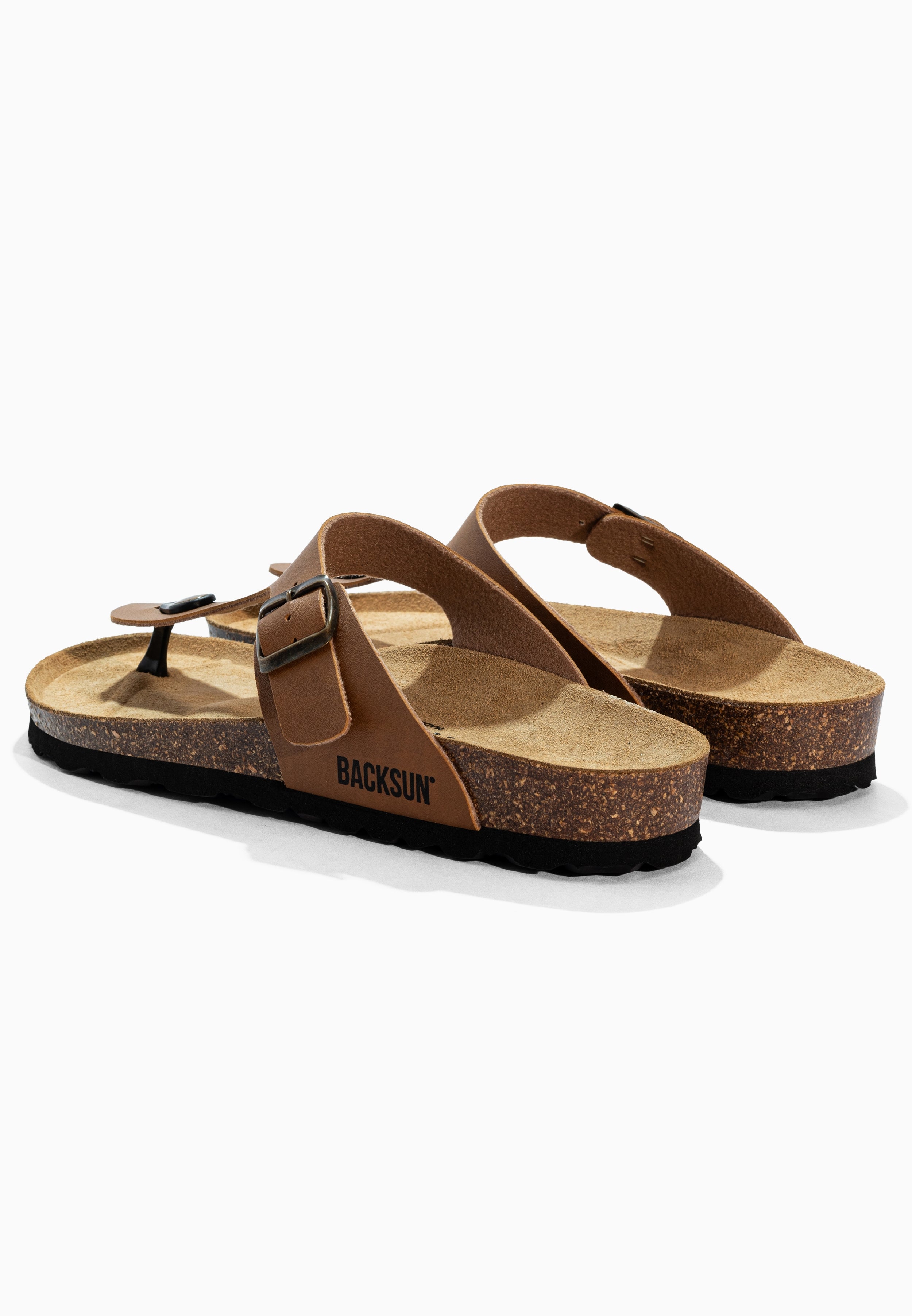 Sandales à Entre-doigts Singapore Camel