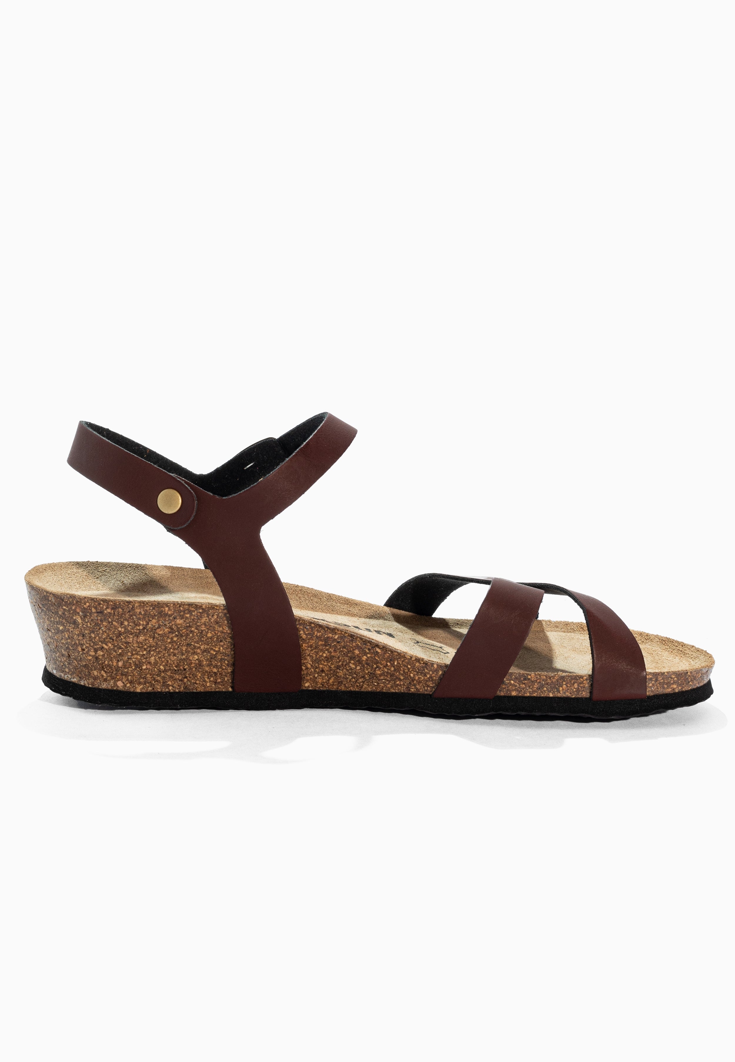 Sandales Compensées et Semi-compensées Nalec Marron