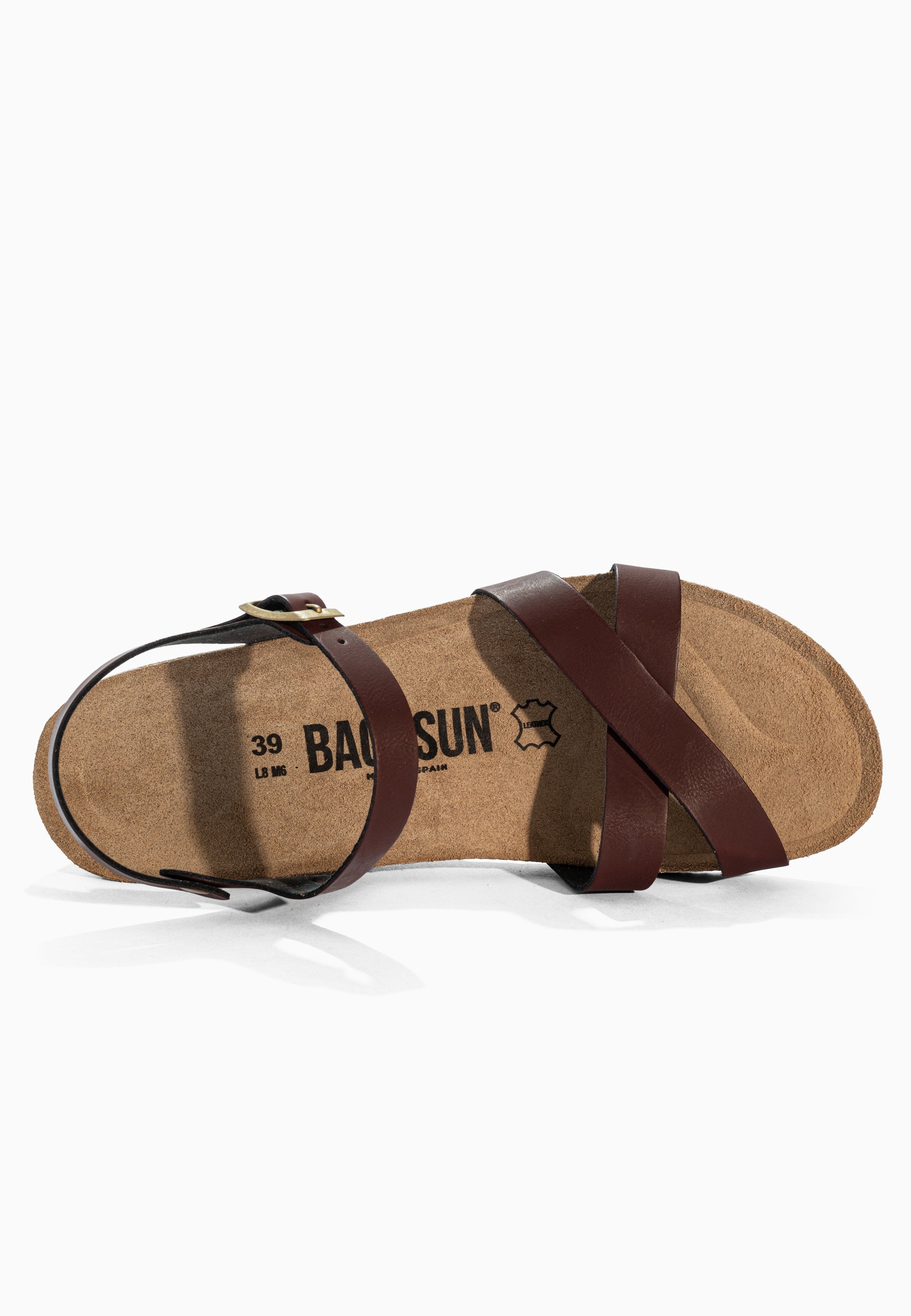 Sandales Compensées et Semi-compensées Nalec Marron