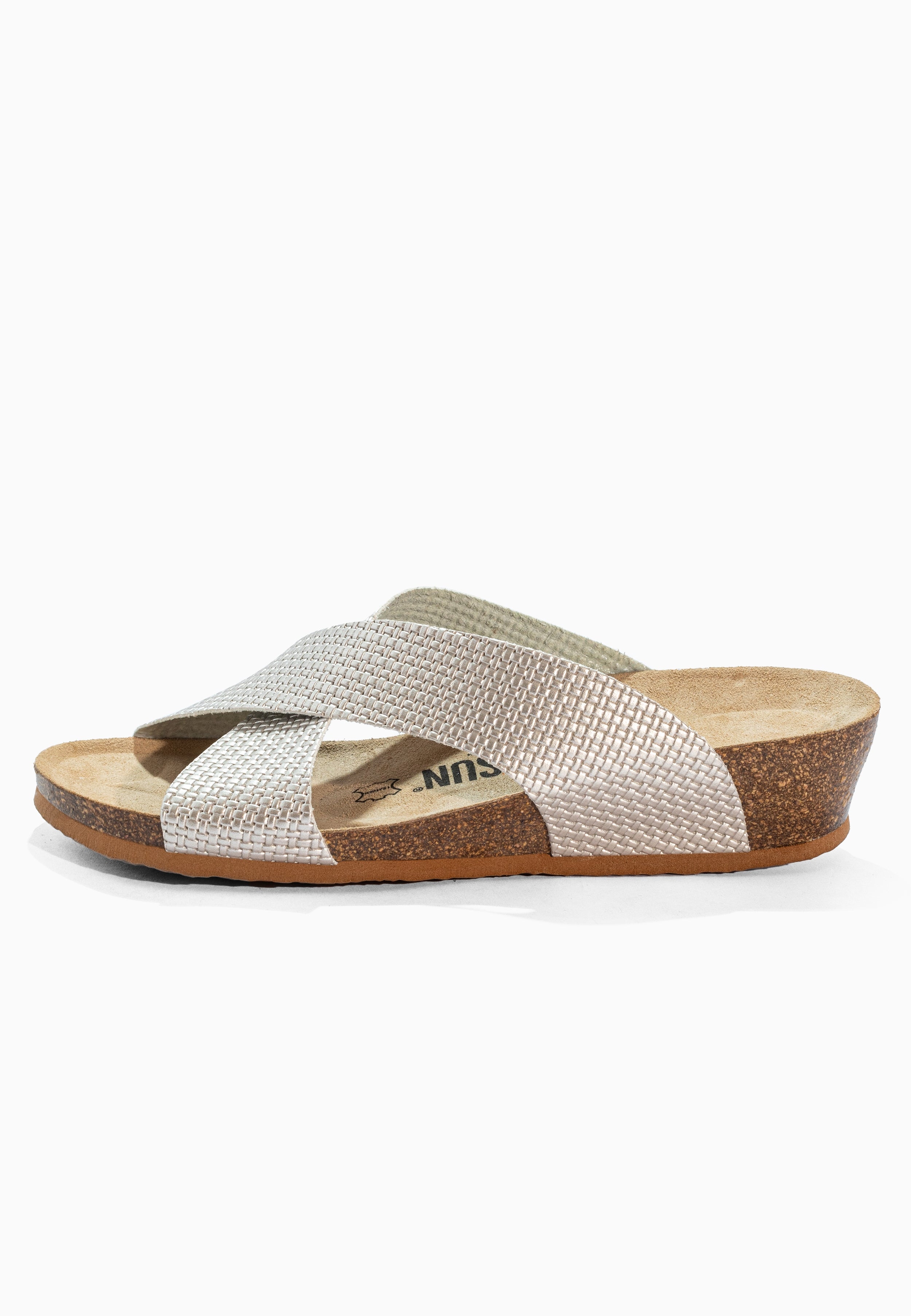 Sandales Compensées et Semi-compensées Itaga Argent