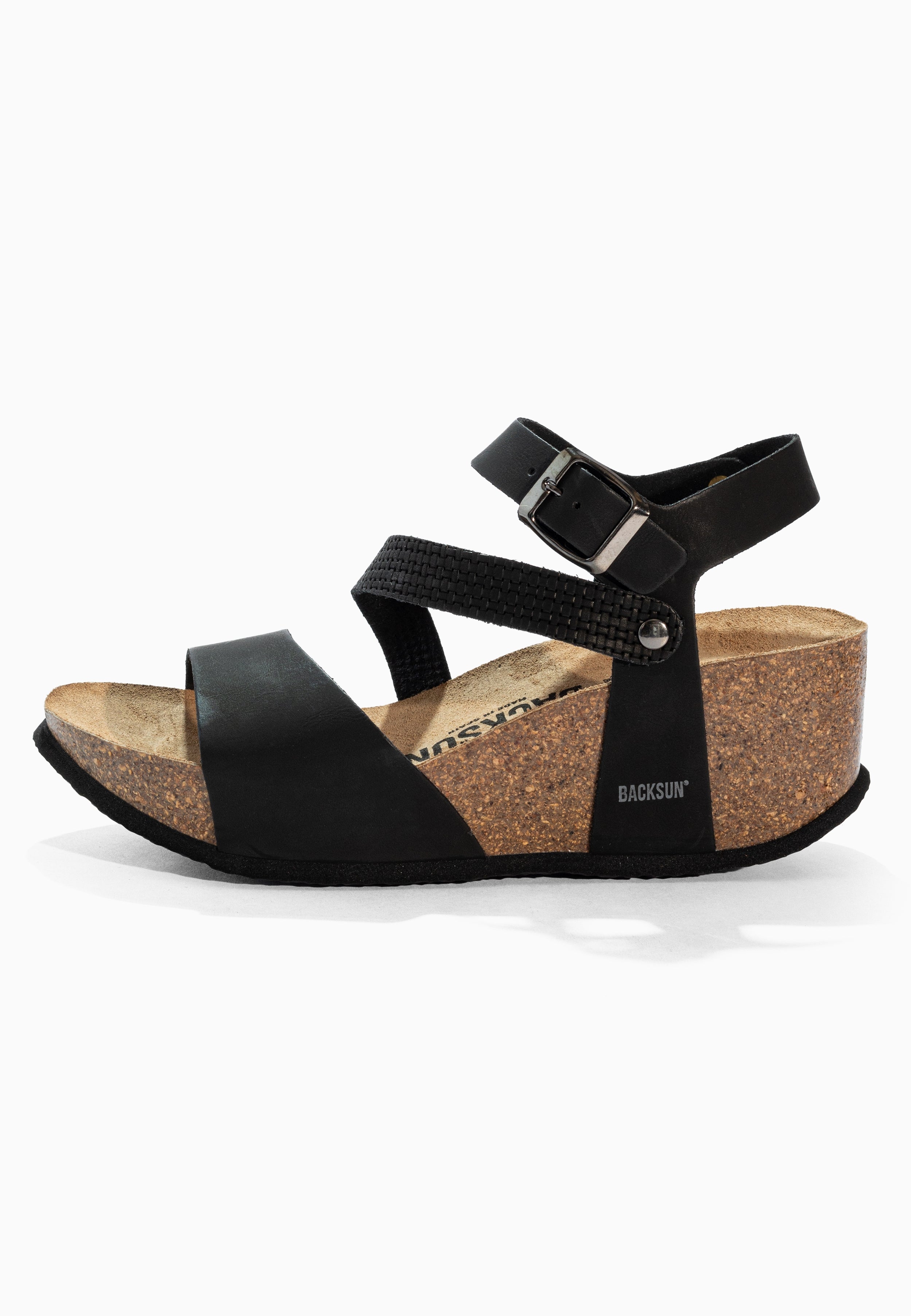 Sandales Compensées et Semi-compensées Mael Noir