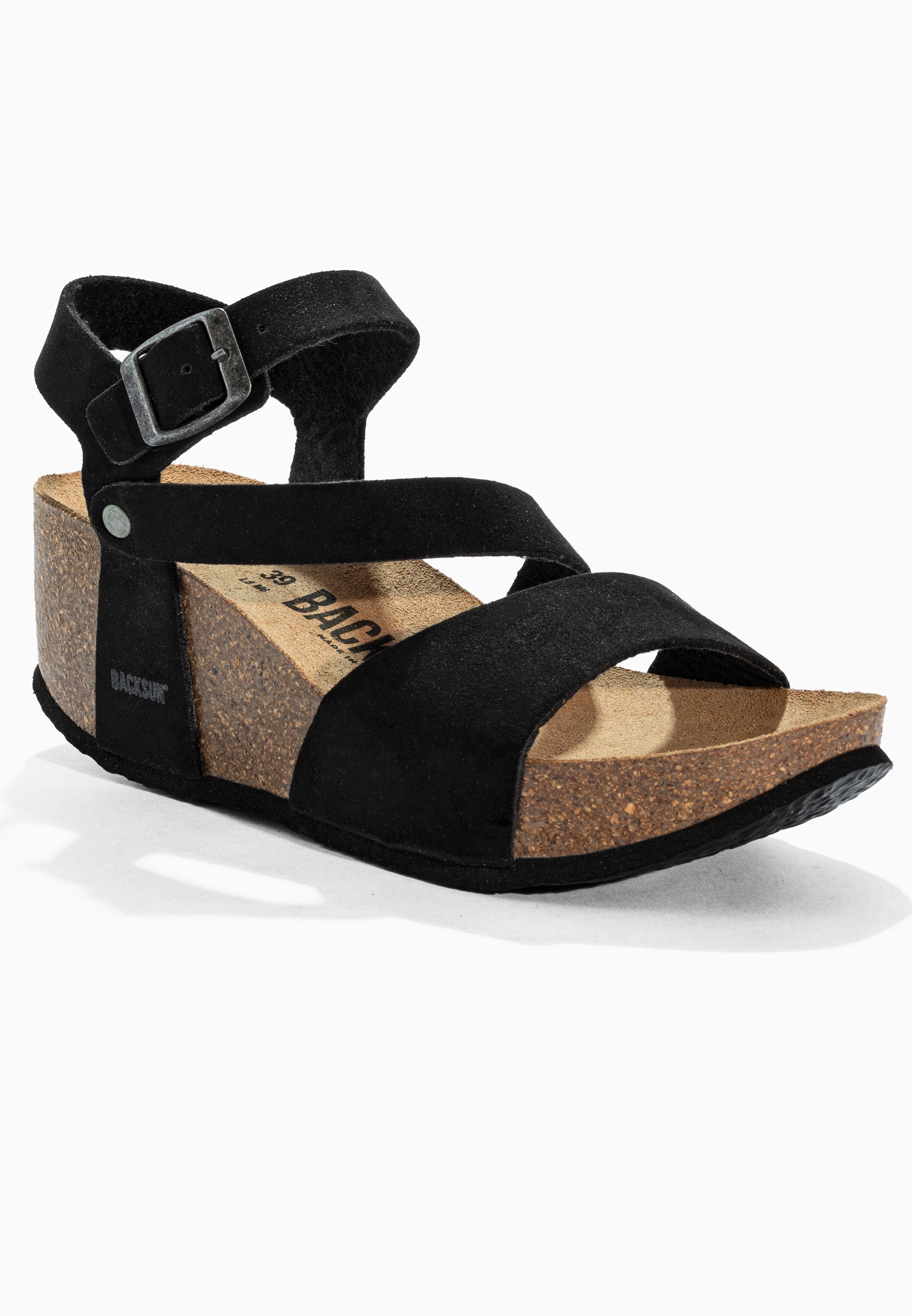 Sandales Compensées et Semi-compensées Mael Noir