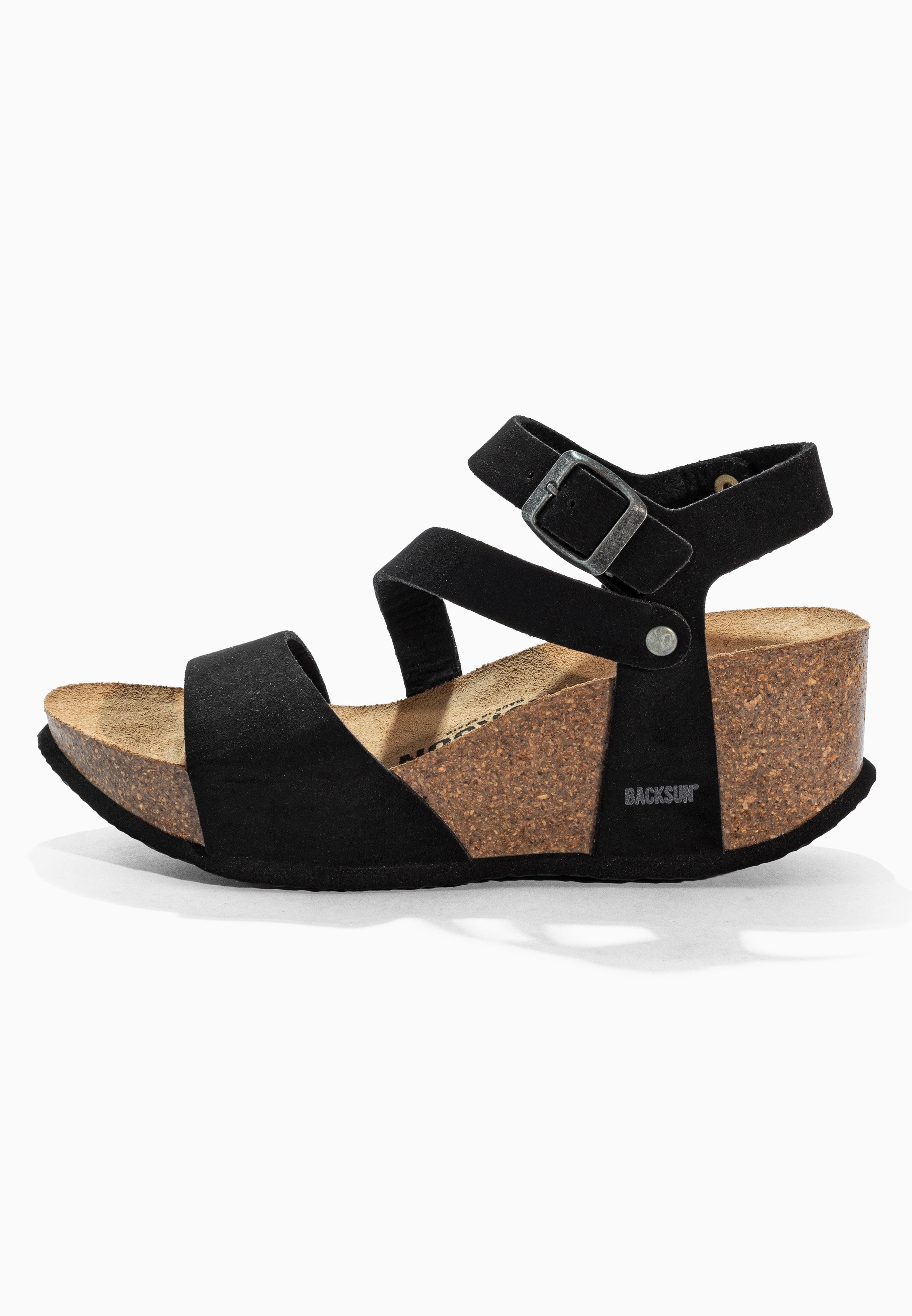 Sandales Compensées et Semi-compensées Mael Noir