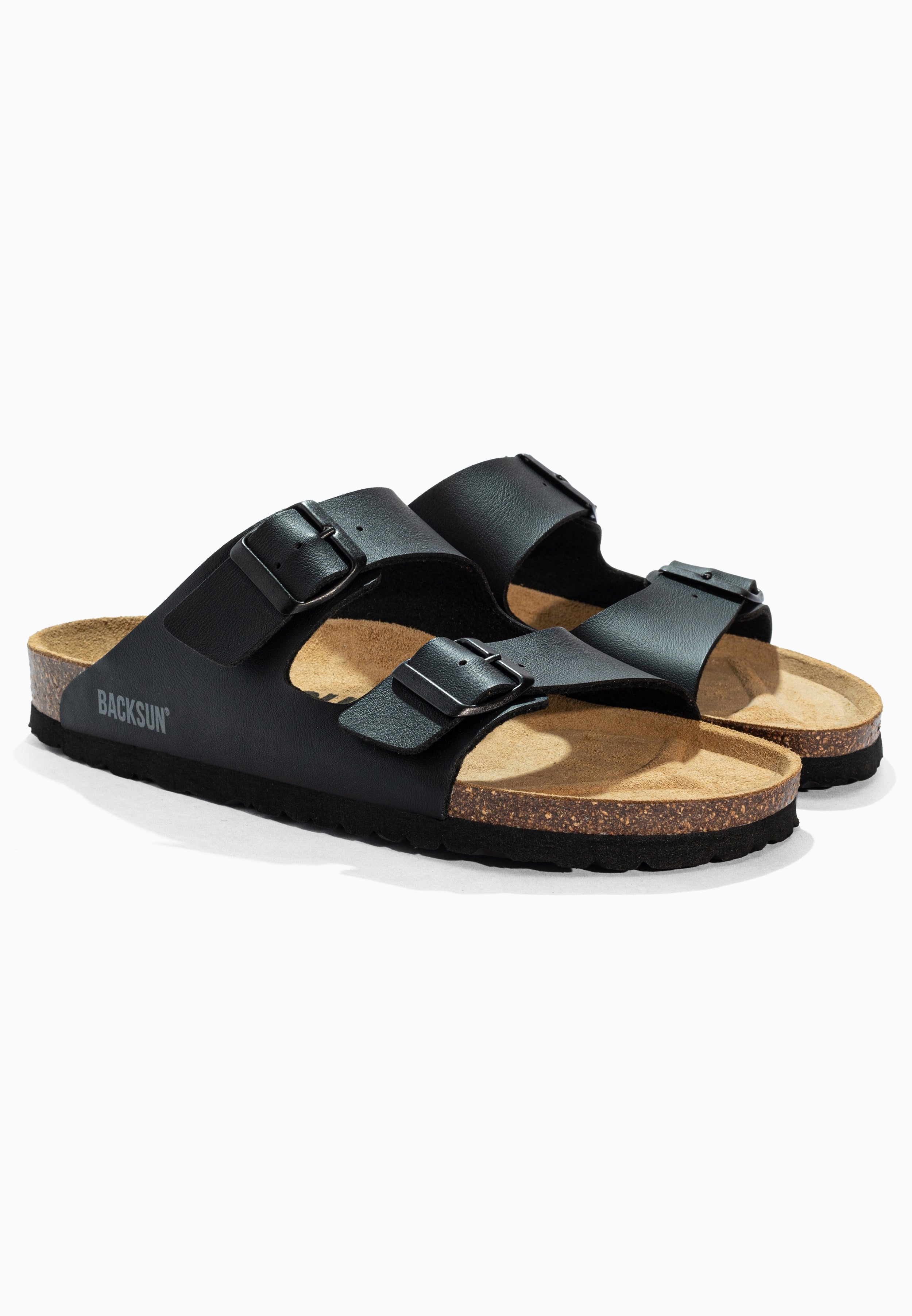 Bali Black 2-Strap Sandals