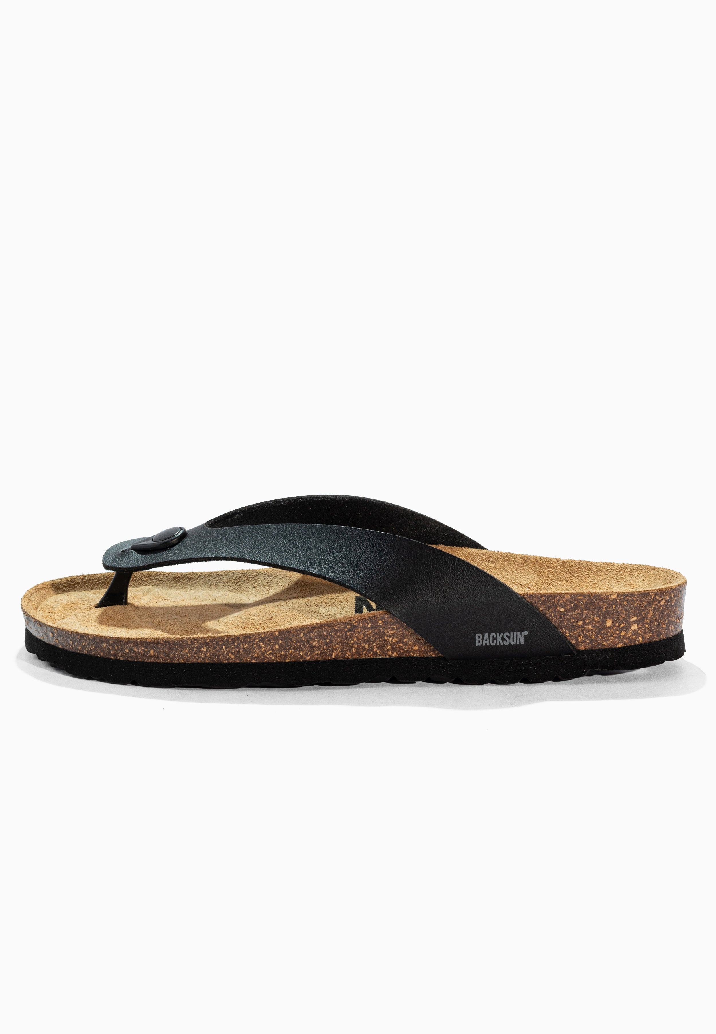 Sandales à Entre-doigts Leopoldos Noir