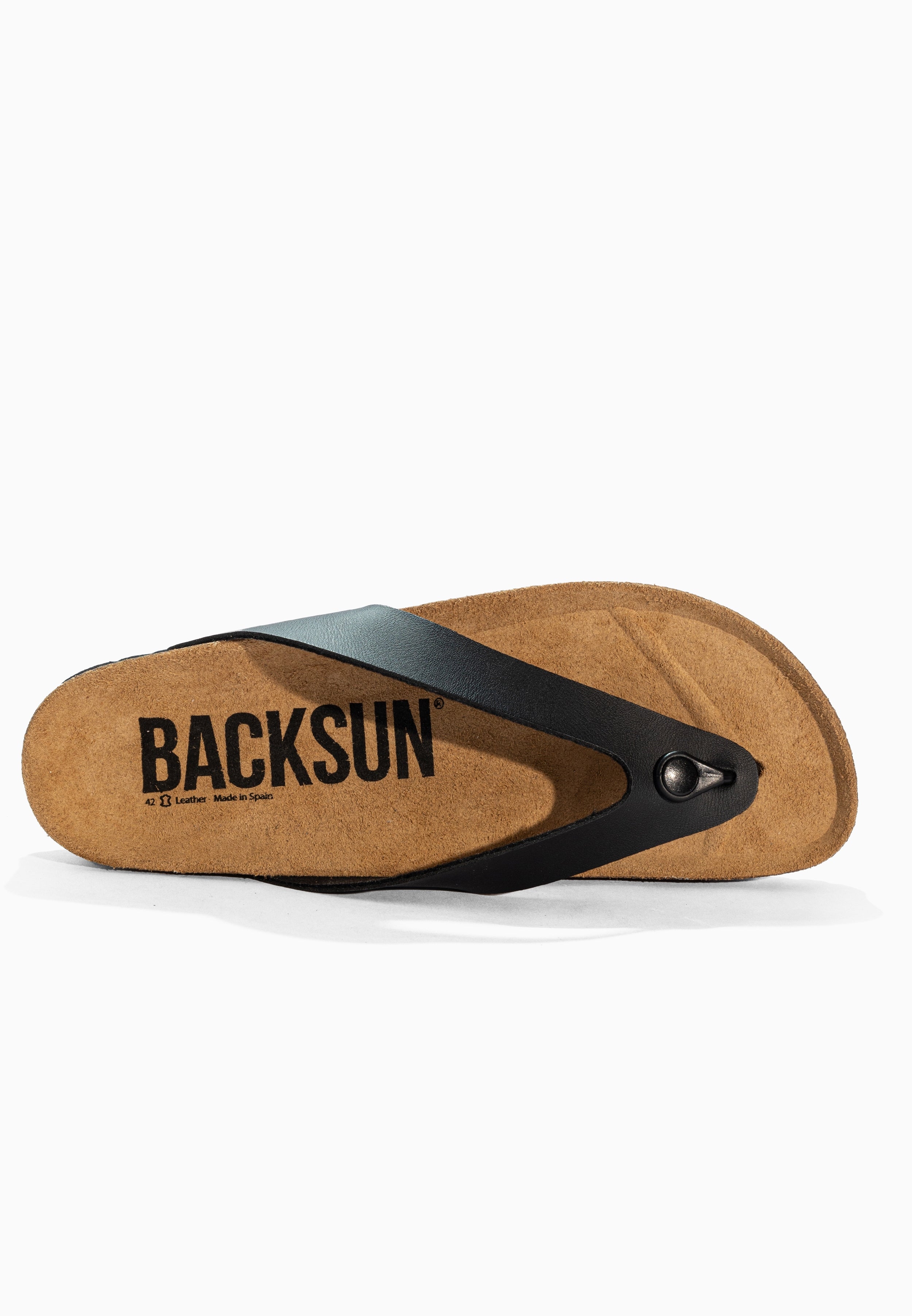 Sandales à Entre-doigts Leopoldos Noir