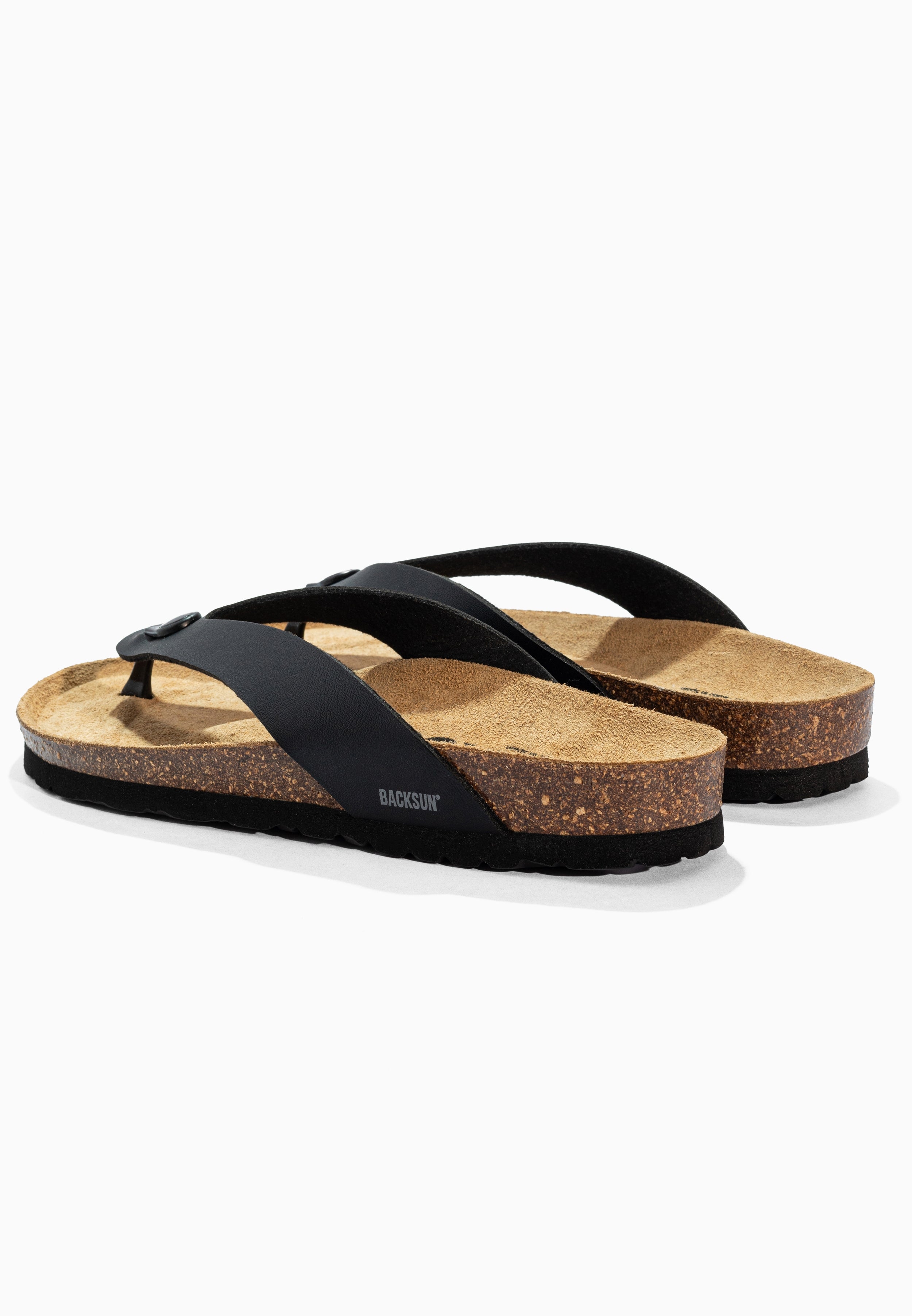 Sandales à Entre-doigts Leopoldos Noir