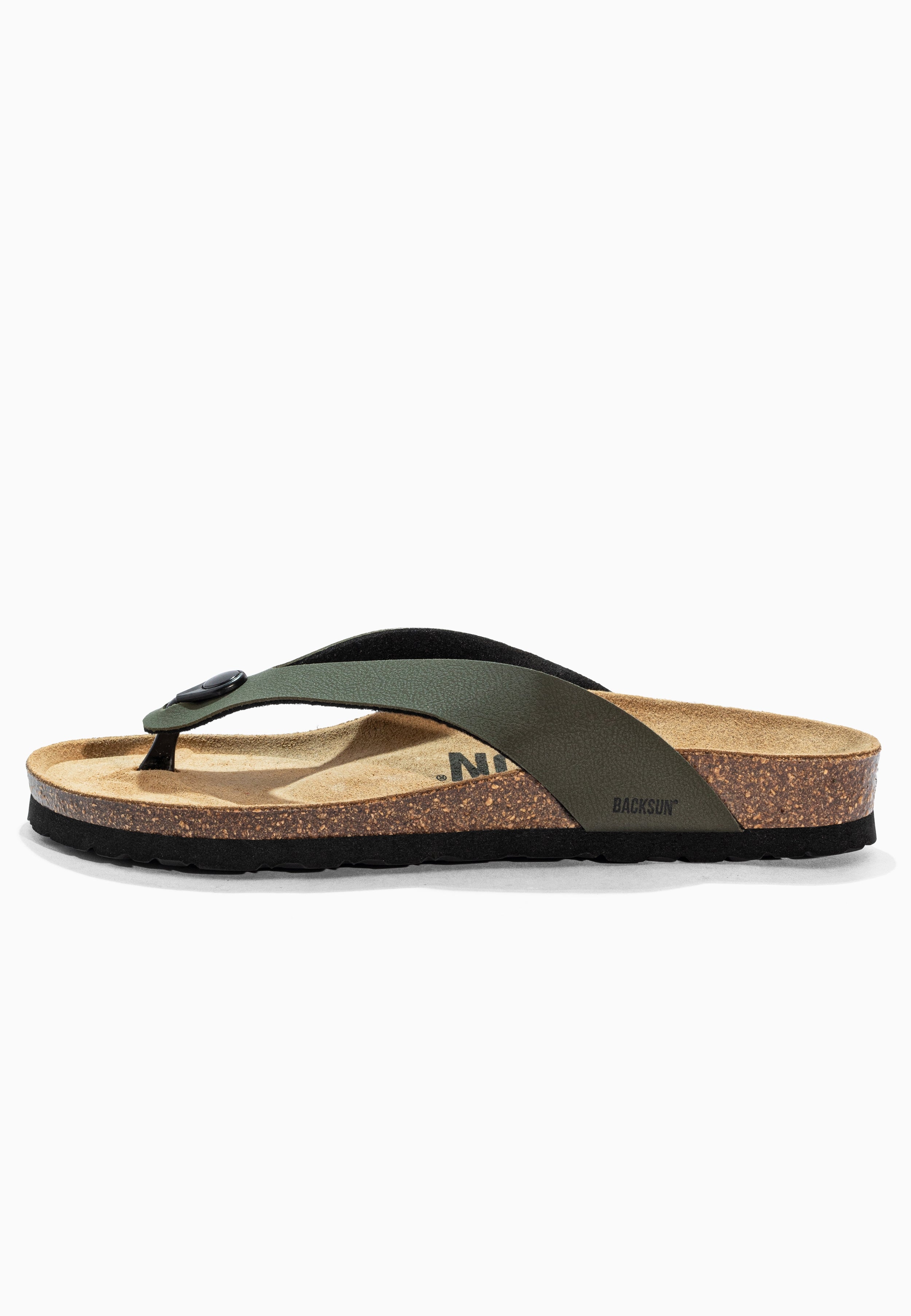 Sandales à Entre-doigts Leopoldos Kaki