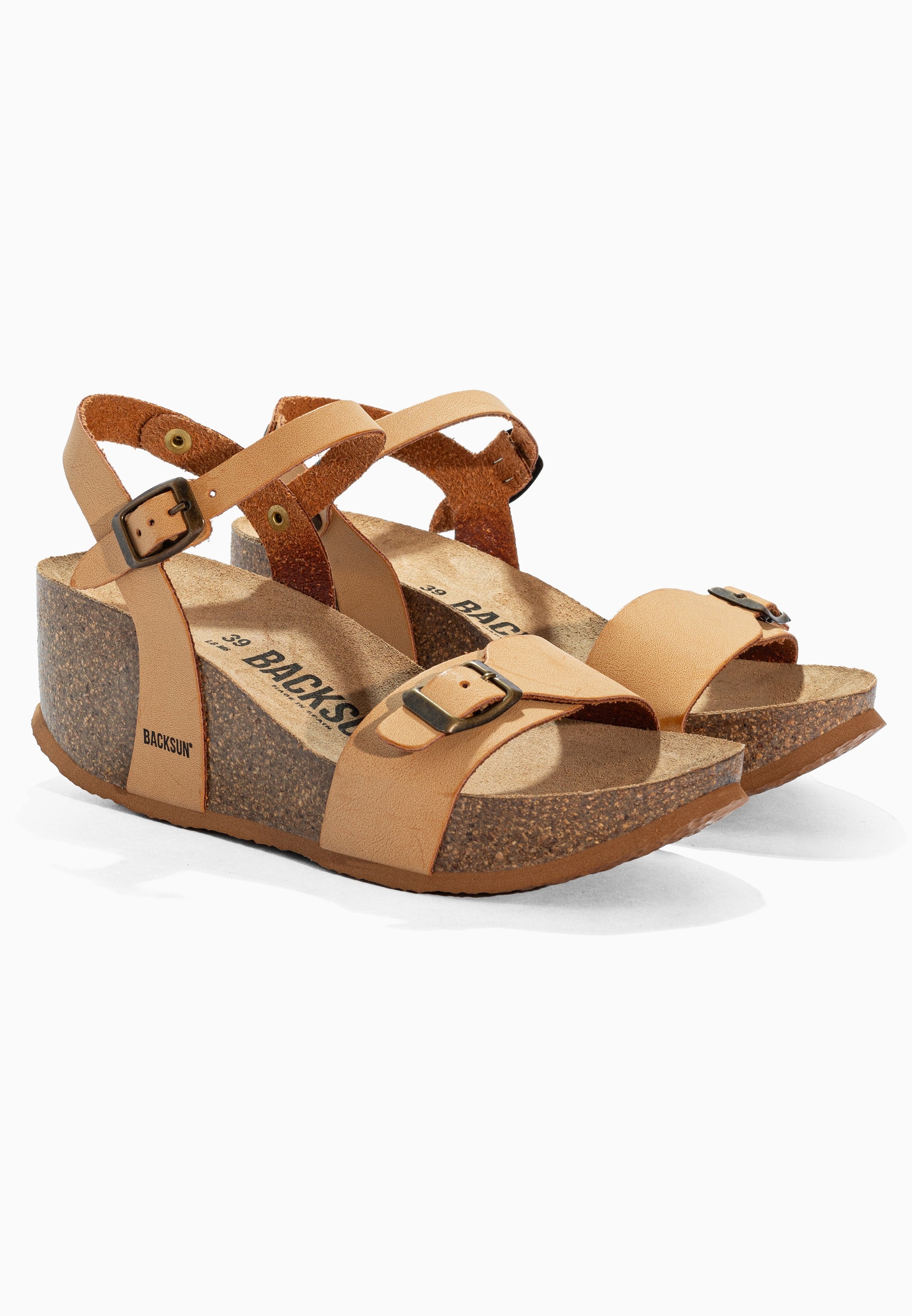 Sandales Compensées et Semi-compensées Eve Camel
