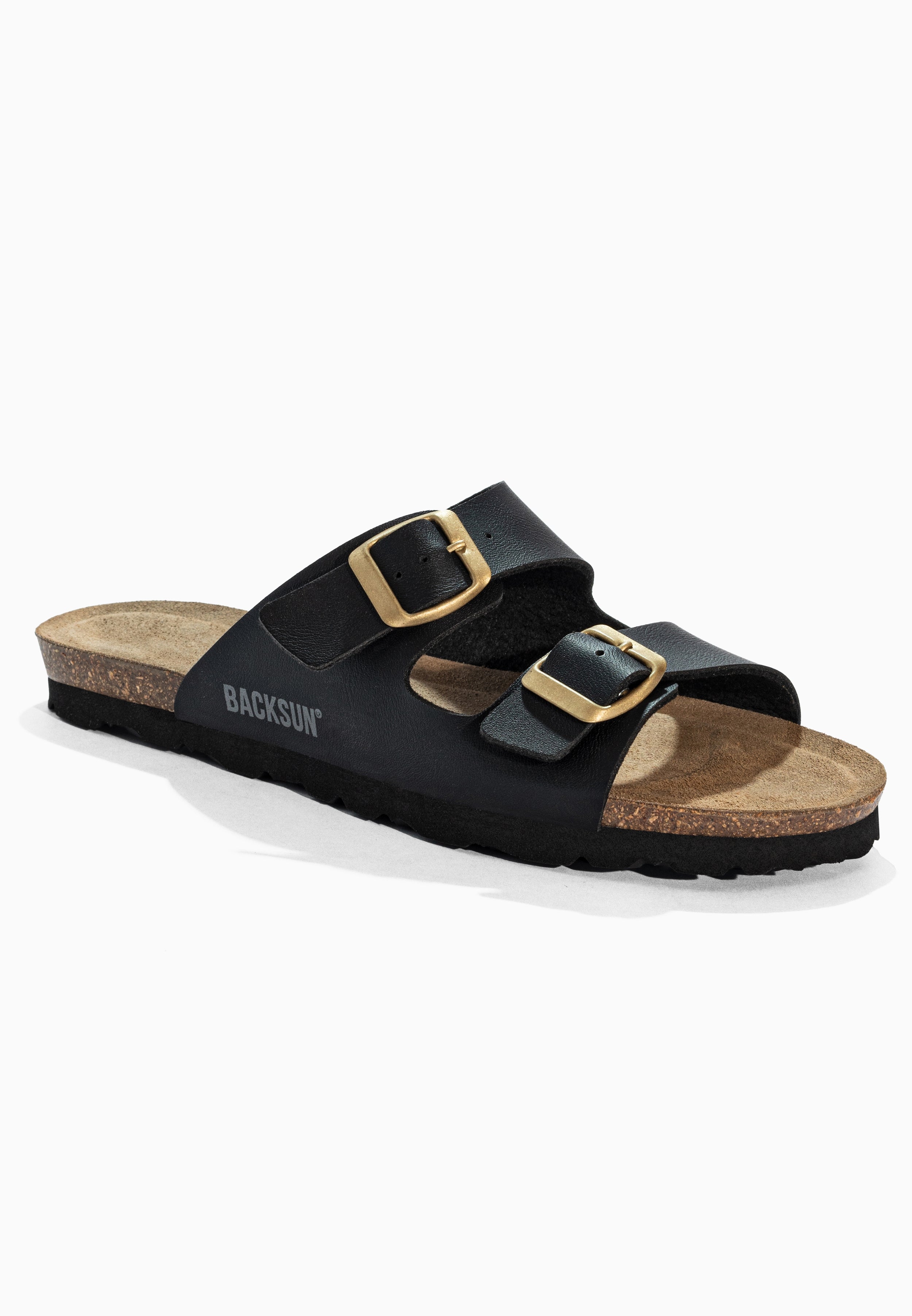 Sandales 2 Brides Hasard  Noir