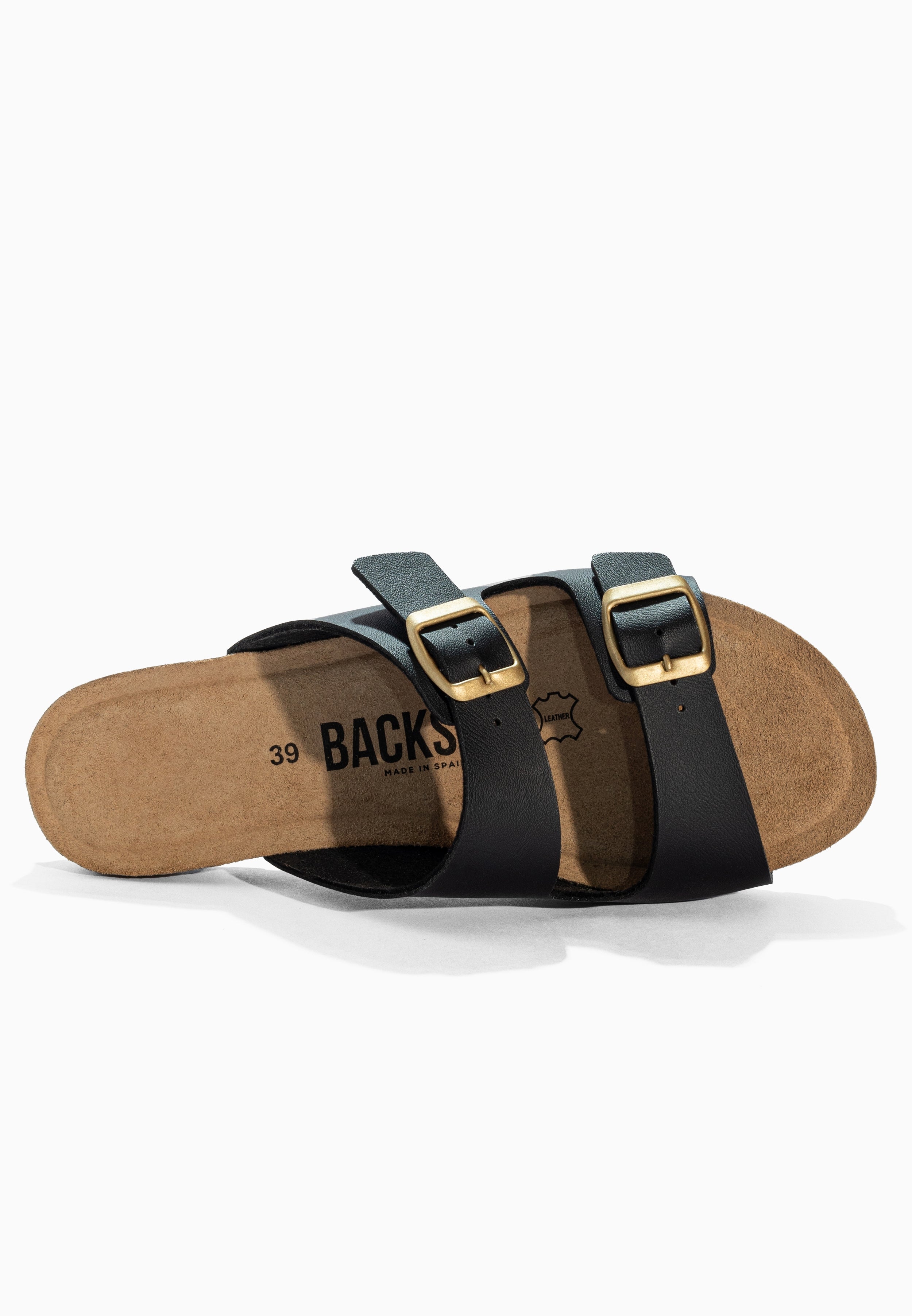 Sandales 2 Brides Hasard  Noir