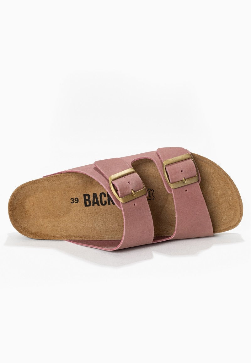 Sandales-Bali-Rose-clair-100-%-Cuir-Femme-Backsun