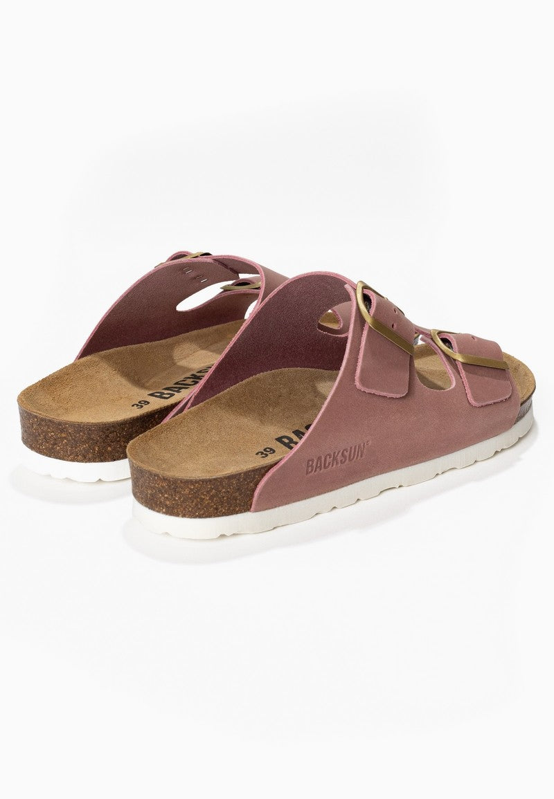 Sandales-Bali-Rose-clair-100-%-Cuir-Femme-Backsun