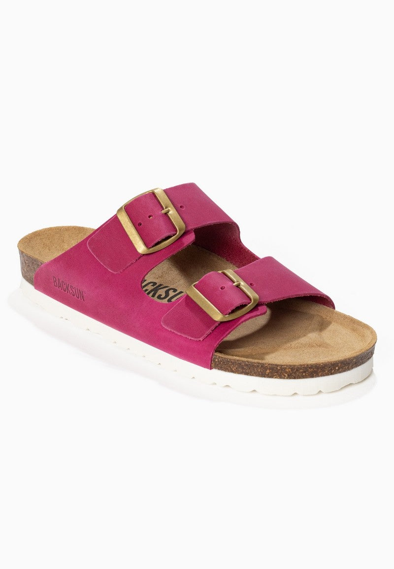 Sandales-Bali-Fuschia-100-%-Cuir-Femme-Backsun