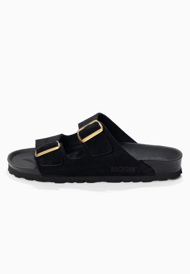 Sandales-Bali-Noir-En-Cuir-Suédé-Femme-Backsun