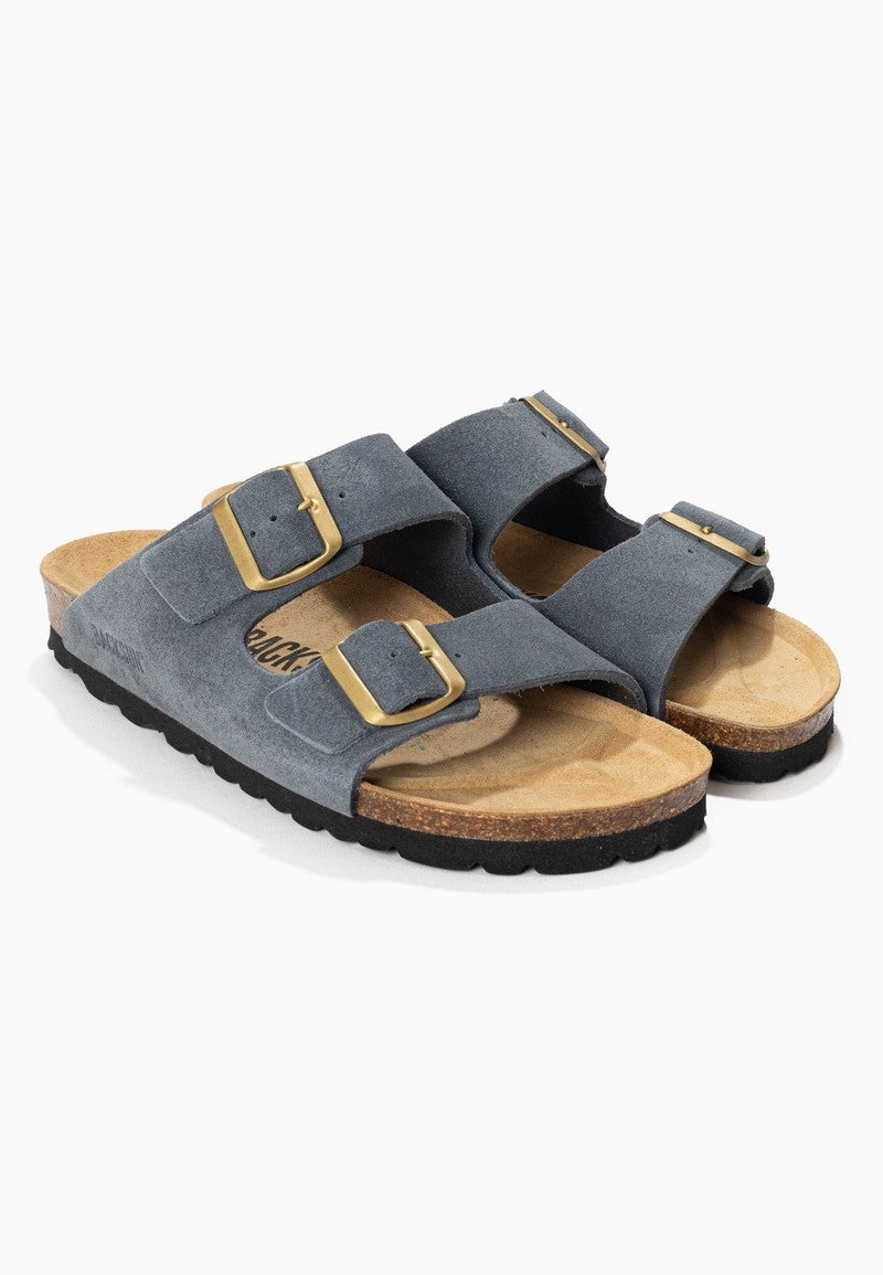 Sandales-Bali-Gris-En-Cuir-Suédé-Femme-Backsun