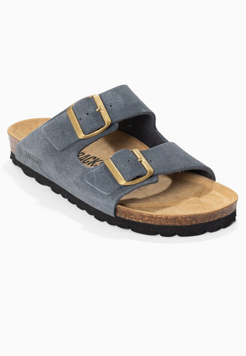 Sandales-Bali-Gris-En-Cuir-Suédé-Femme-Backsun