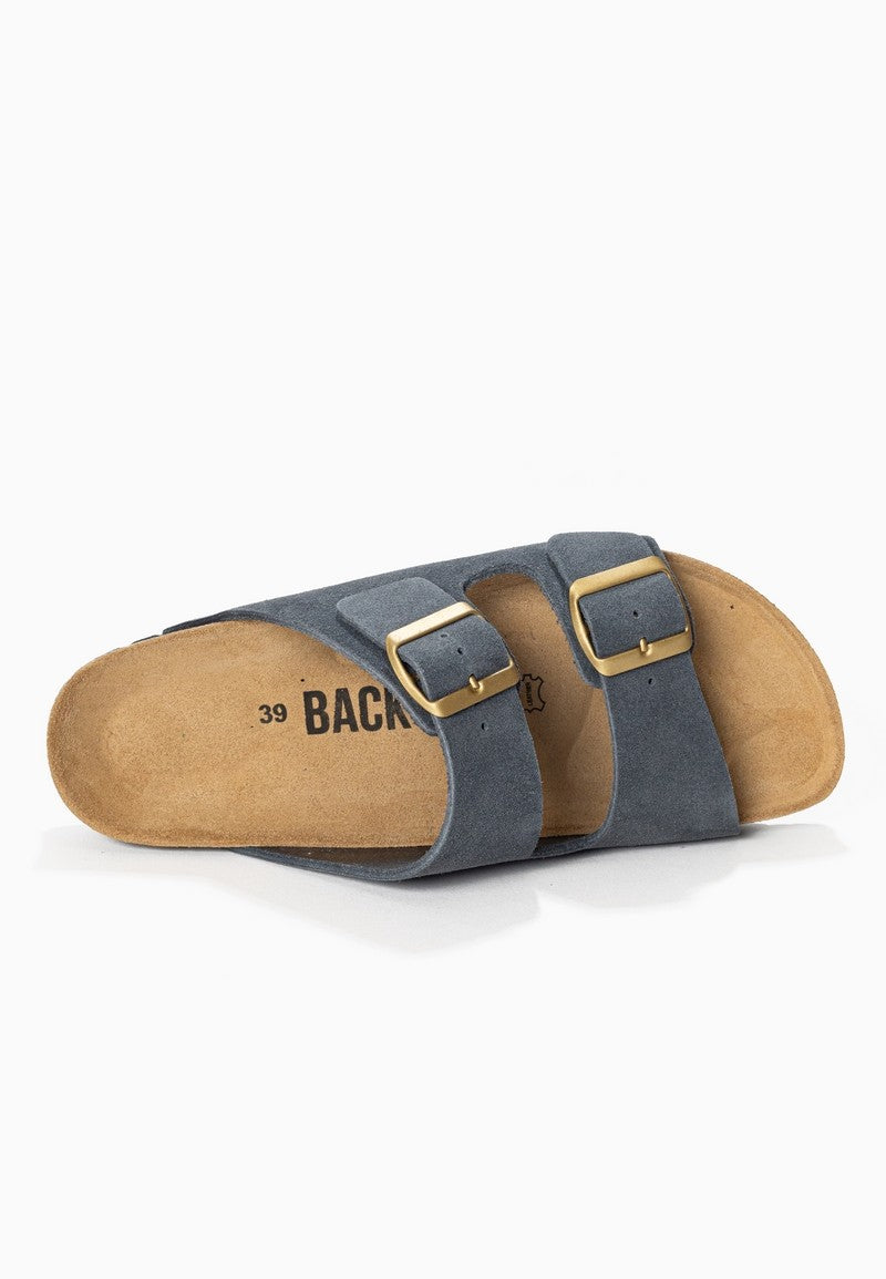 Sandales-Bali-Gris-En-Cuir-Suédé-Femme-Backsun