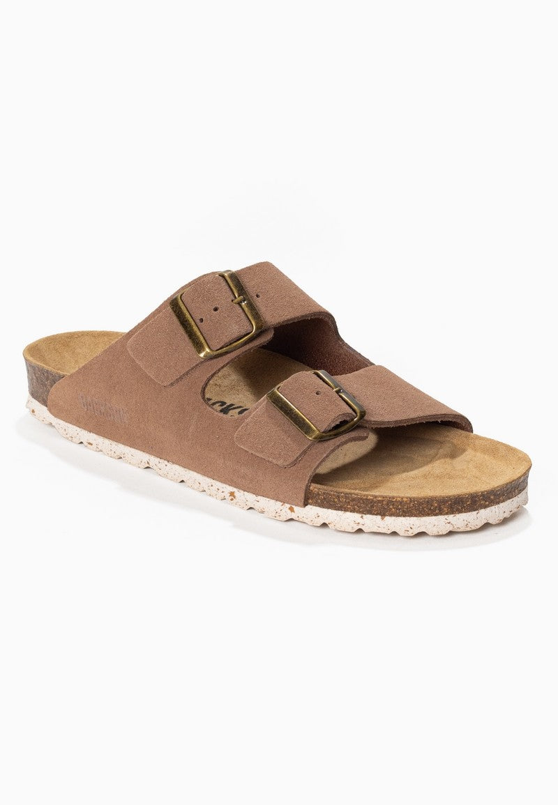 Sandales-Bali-Marron-clair-En-Cuir-Suédé-Femme-Backsun