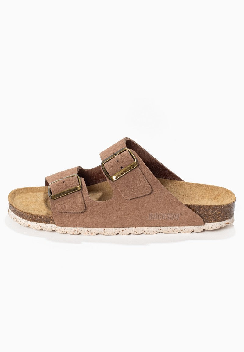 Sandales-Bali-Marron-clair-En-Cuir-Suédé-Femme-Backsun