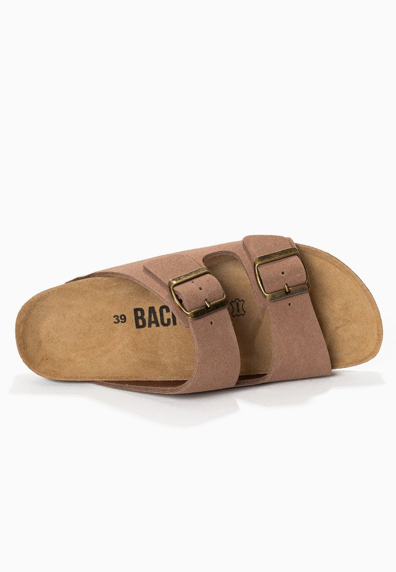 Sandales-Bali-Marron-clair-En-Cuir-Suédé-Femme-Backsun