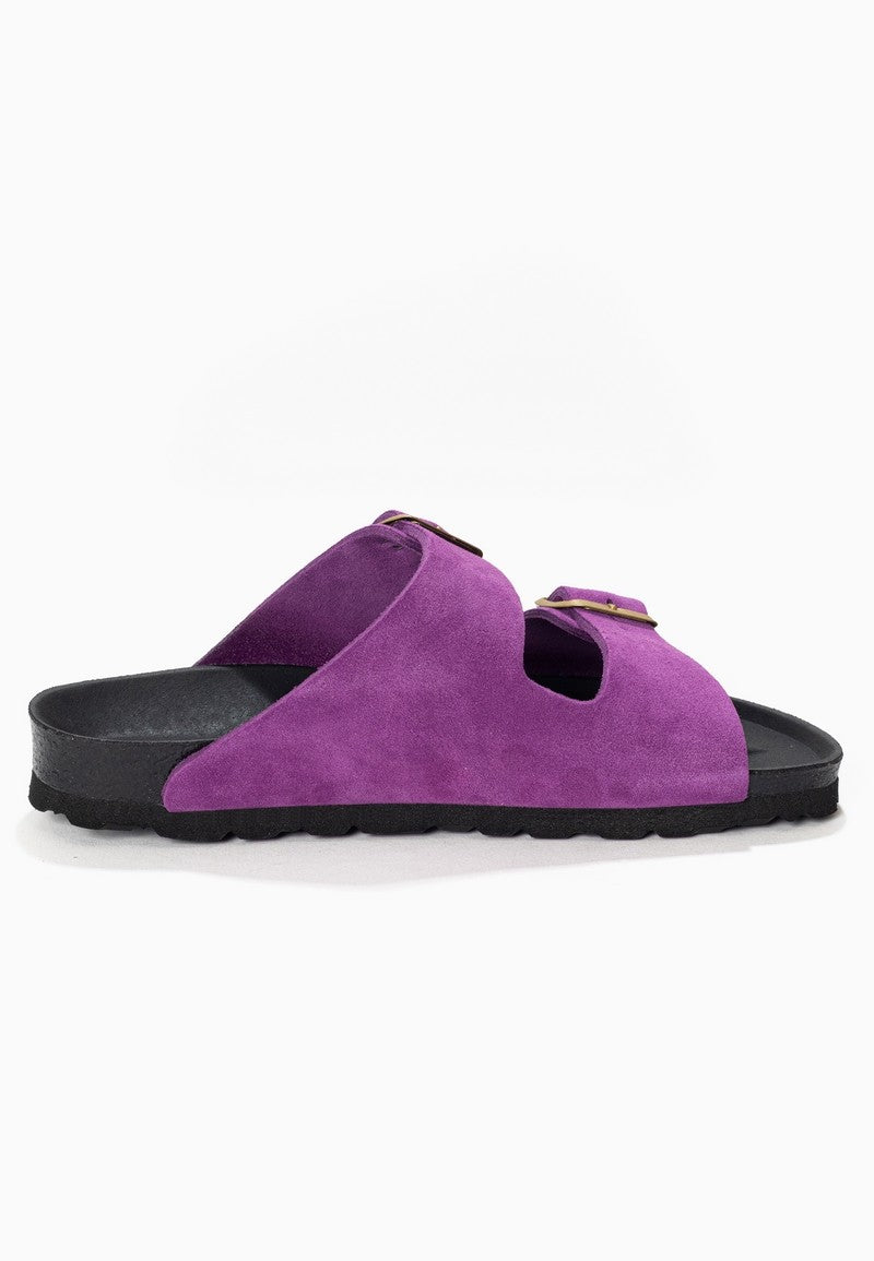 Sandales-Bali-Violet-En-Cuir-Suédé-Femme-Backsun