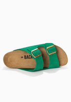 Sandales-Bali-Vert-En-Cuir-Suédé-Femme-Backsun