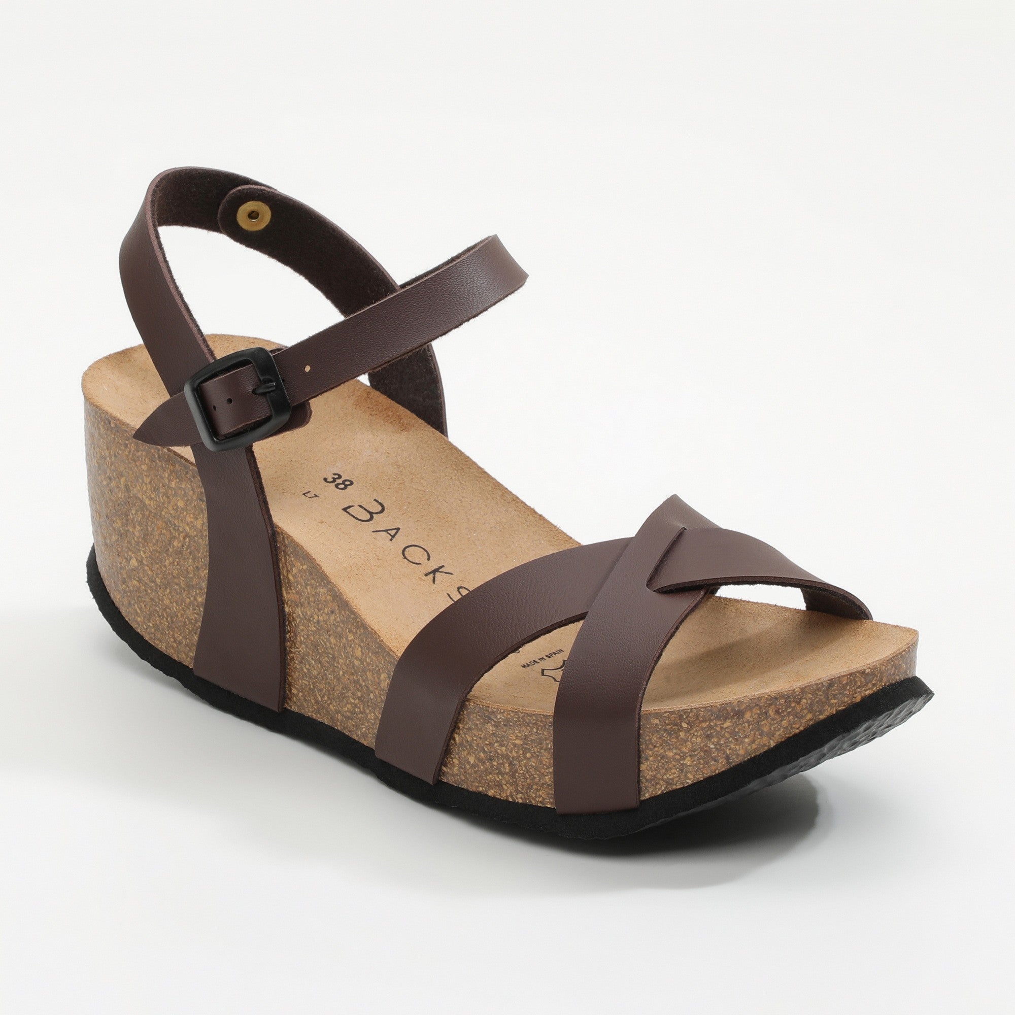 Sandales-Hanoi-Compensées-et-semi-compensées-Marron-Femme-Backsun