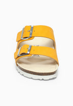 Gelbe Bali 2-Riemen-Sandalen