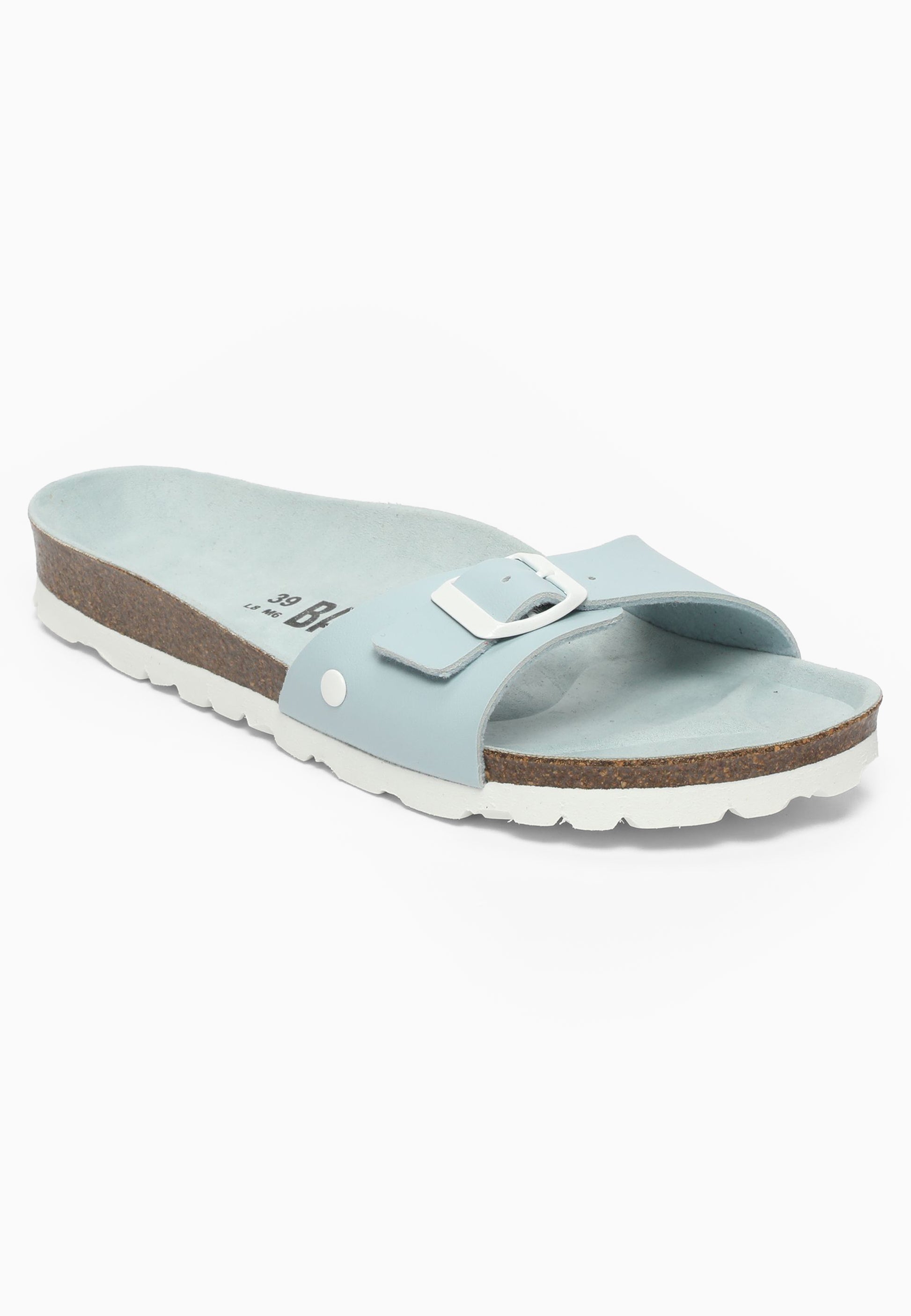 Sandales 1 Bride Paris Bleu ciel