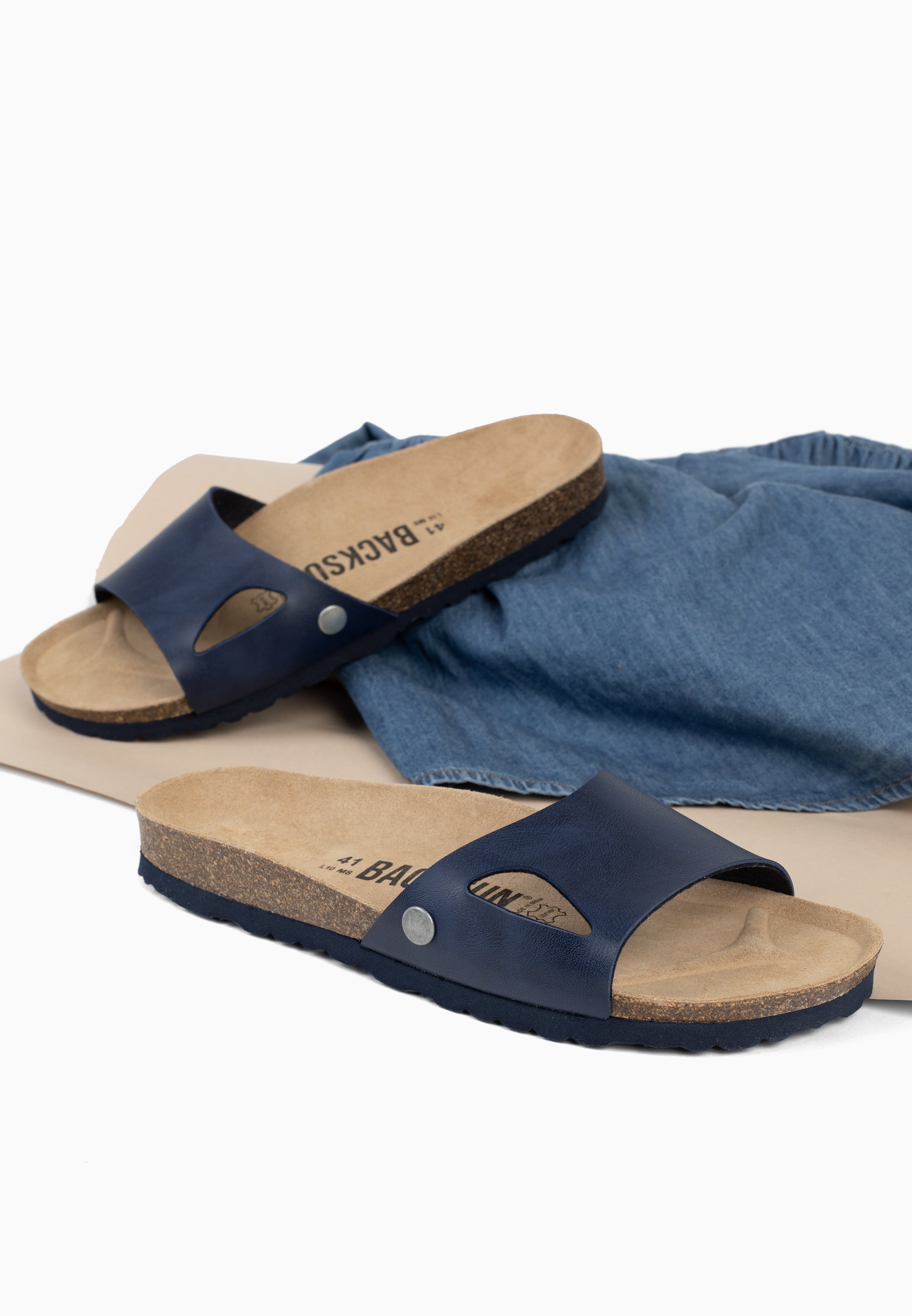 Sandales Firmin 1 Bride Bleu marine