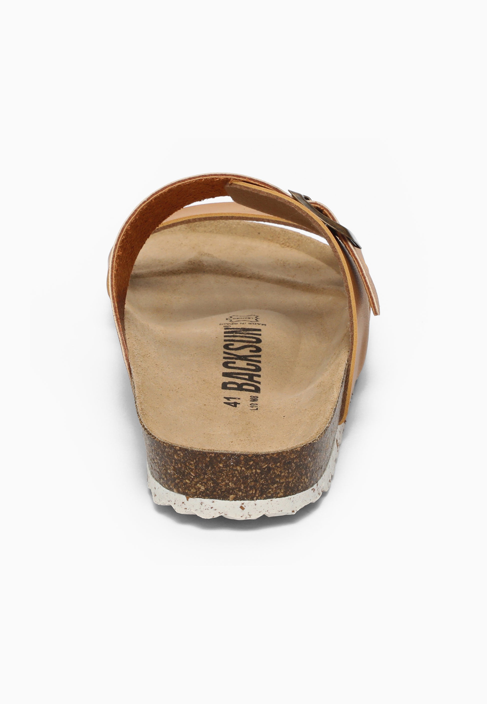 Sandales 2 Brides Pirec Beige et Camel