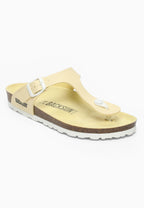 Sandales à Entre-doigts Singapore Jaune clair