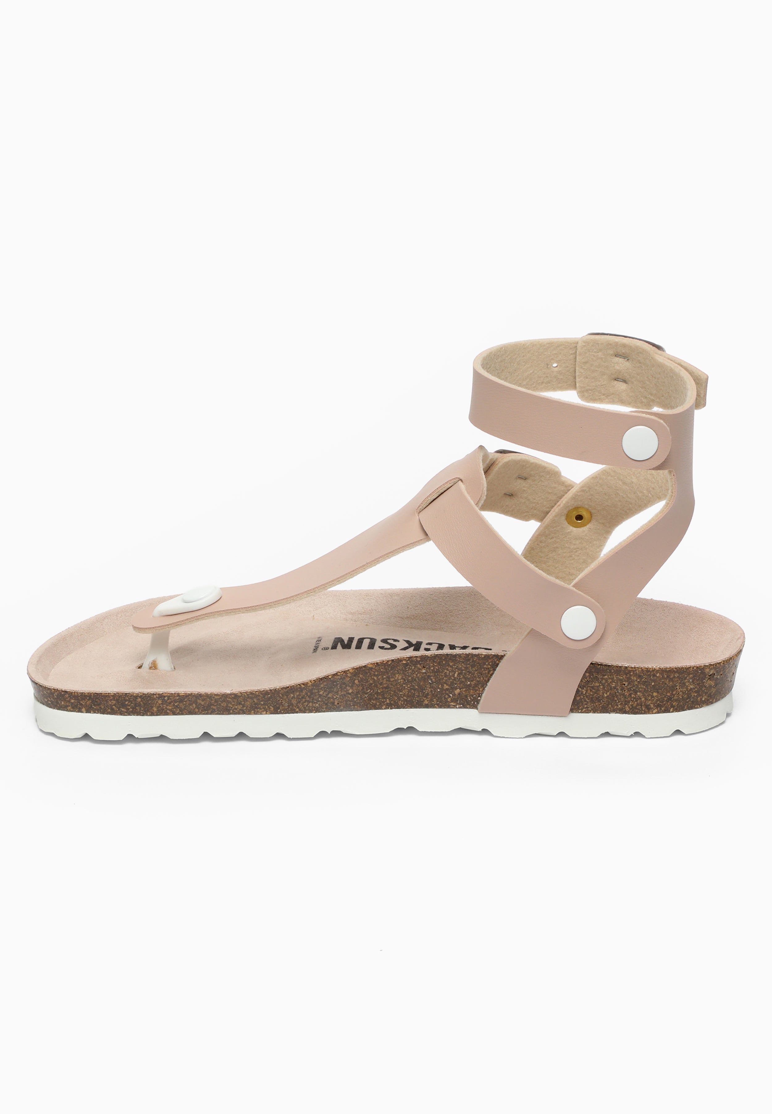 Sandales à Entre-doigts Kawani Beige