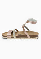 Sandales Multi-Brides Cotina Rose Doré