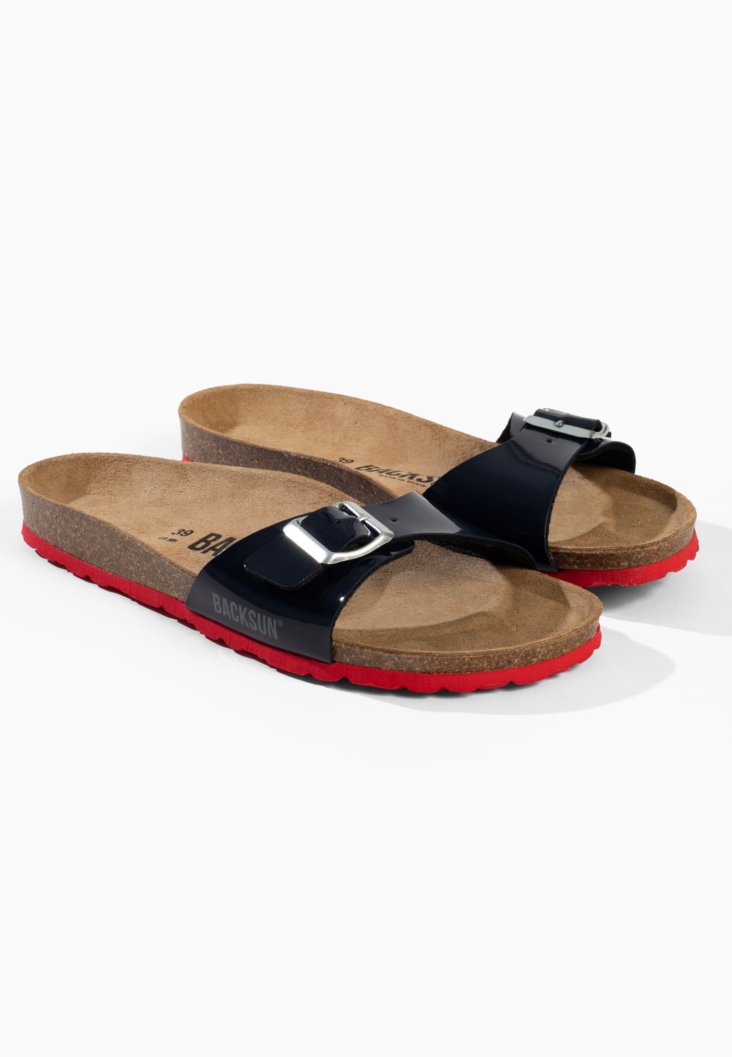 Sandales 1 Bride Paris Bleu marine